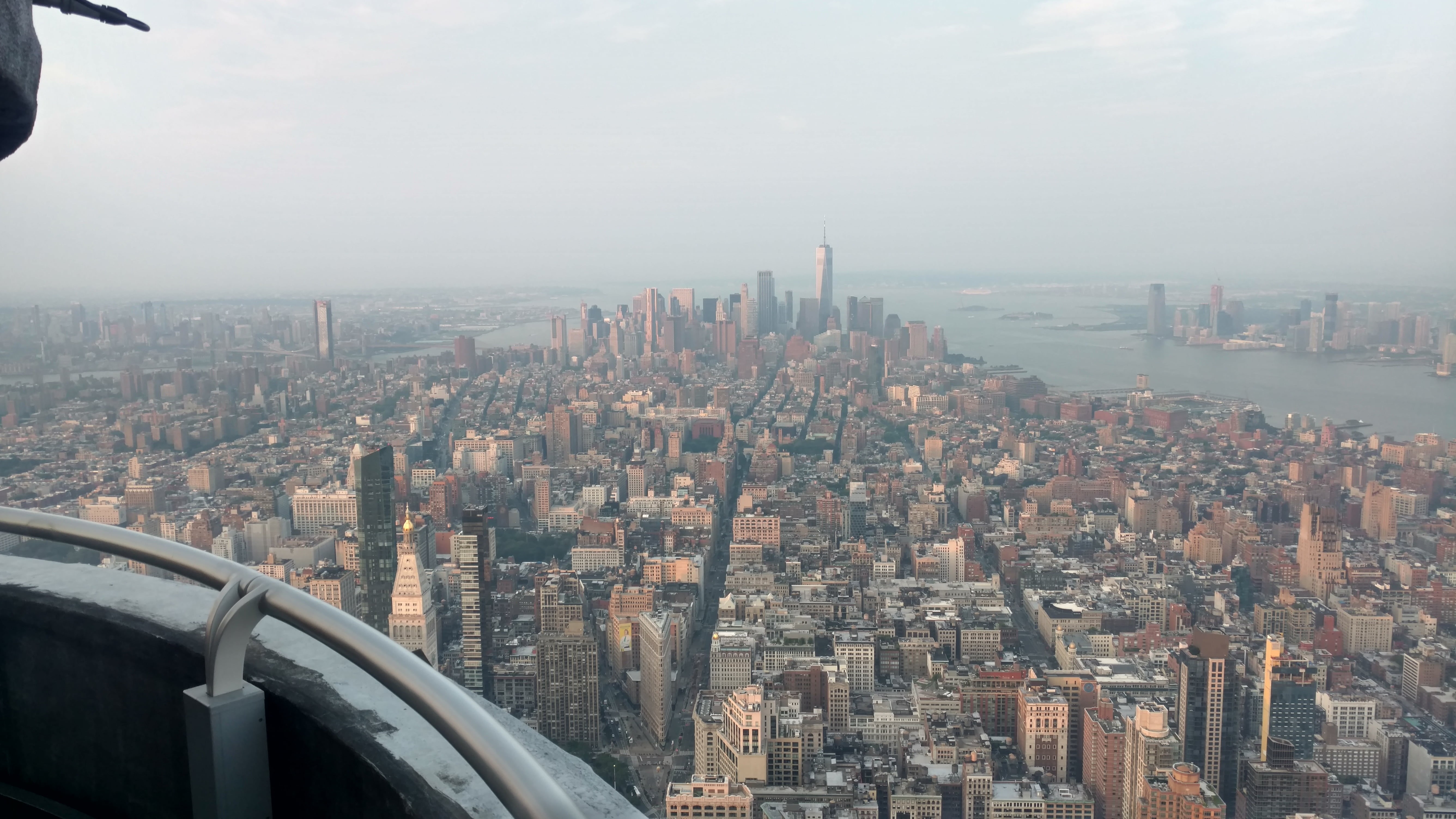 office building exterior, architecture, urban skyline, financial district, birds eye view, outdoors, skycrapers, buildings, New York City, urban, building, HD Wallpaper