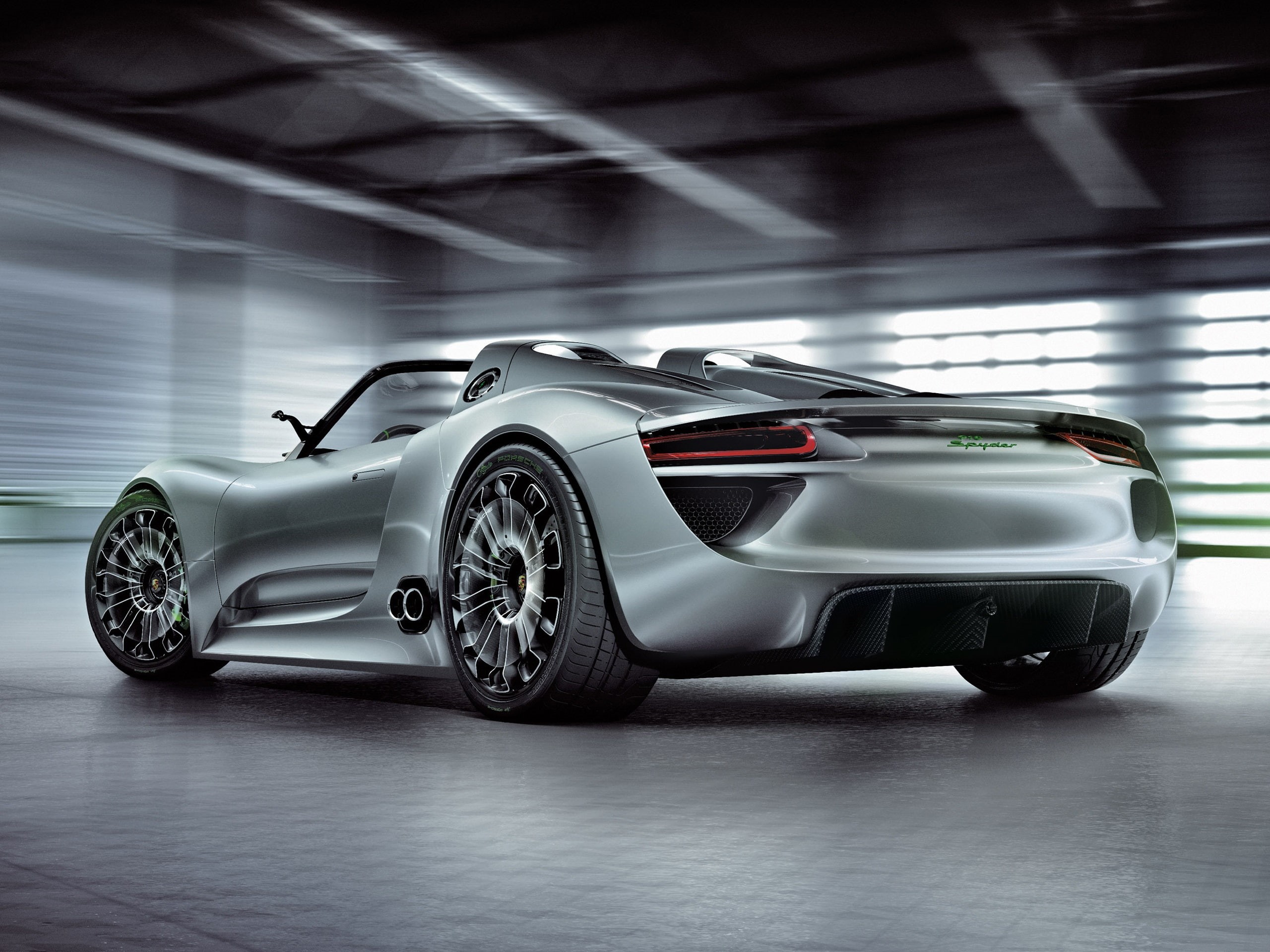 2K, Concept, Porsche, Supercar, Back, View, spyder, HD Wallpaper