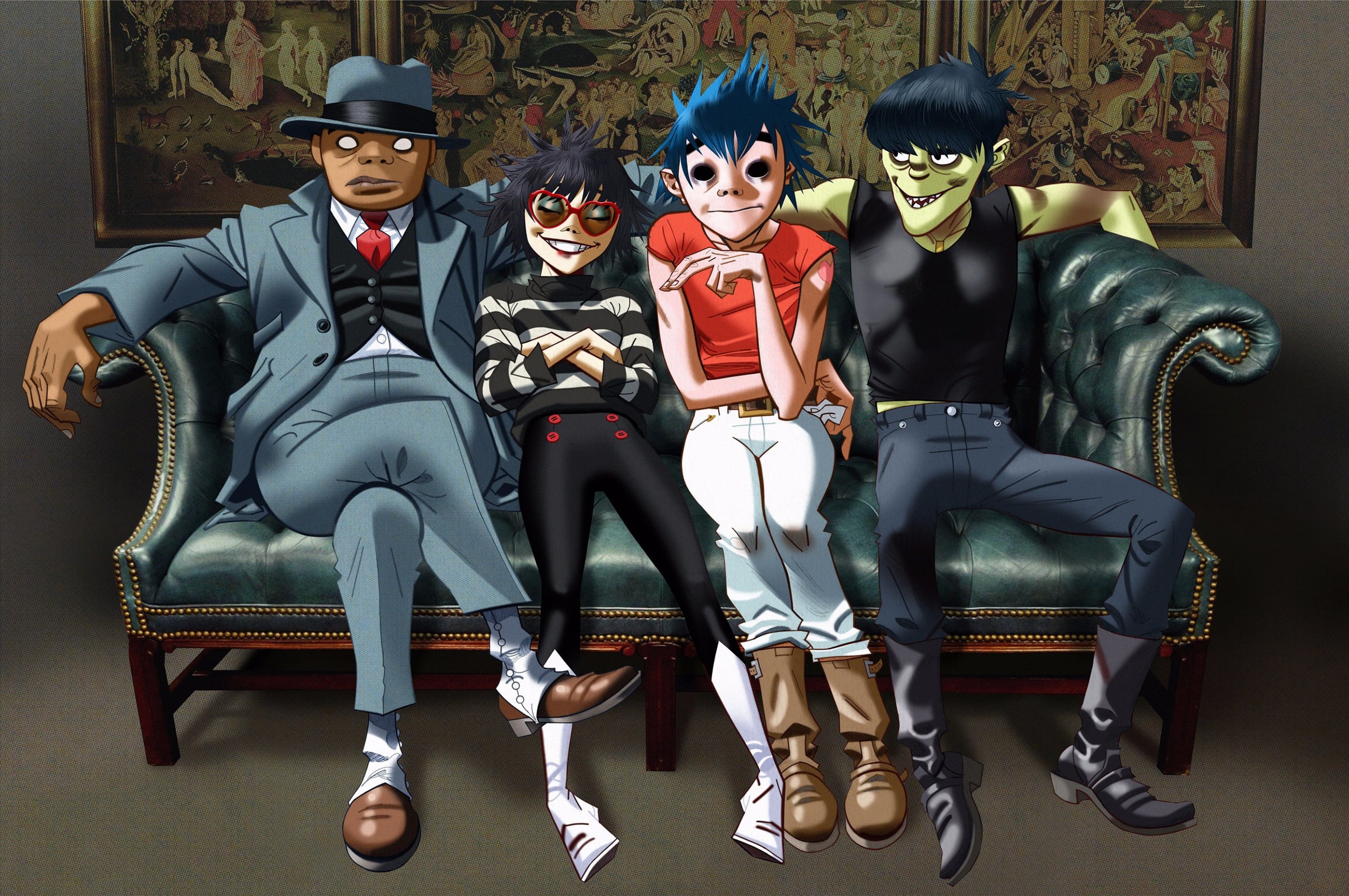 Gorillaz, Music, 2K, HD Wallpaper