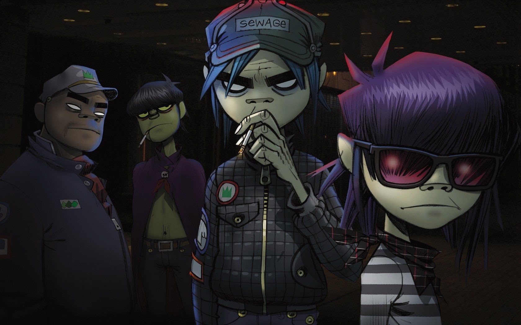 music, Gorillaz, 720P, HD Wallpaper