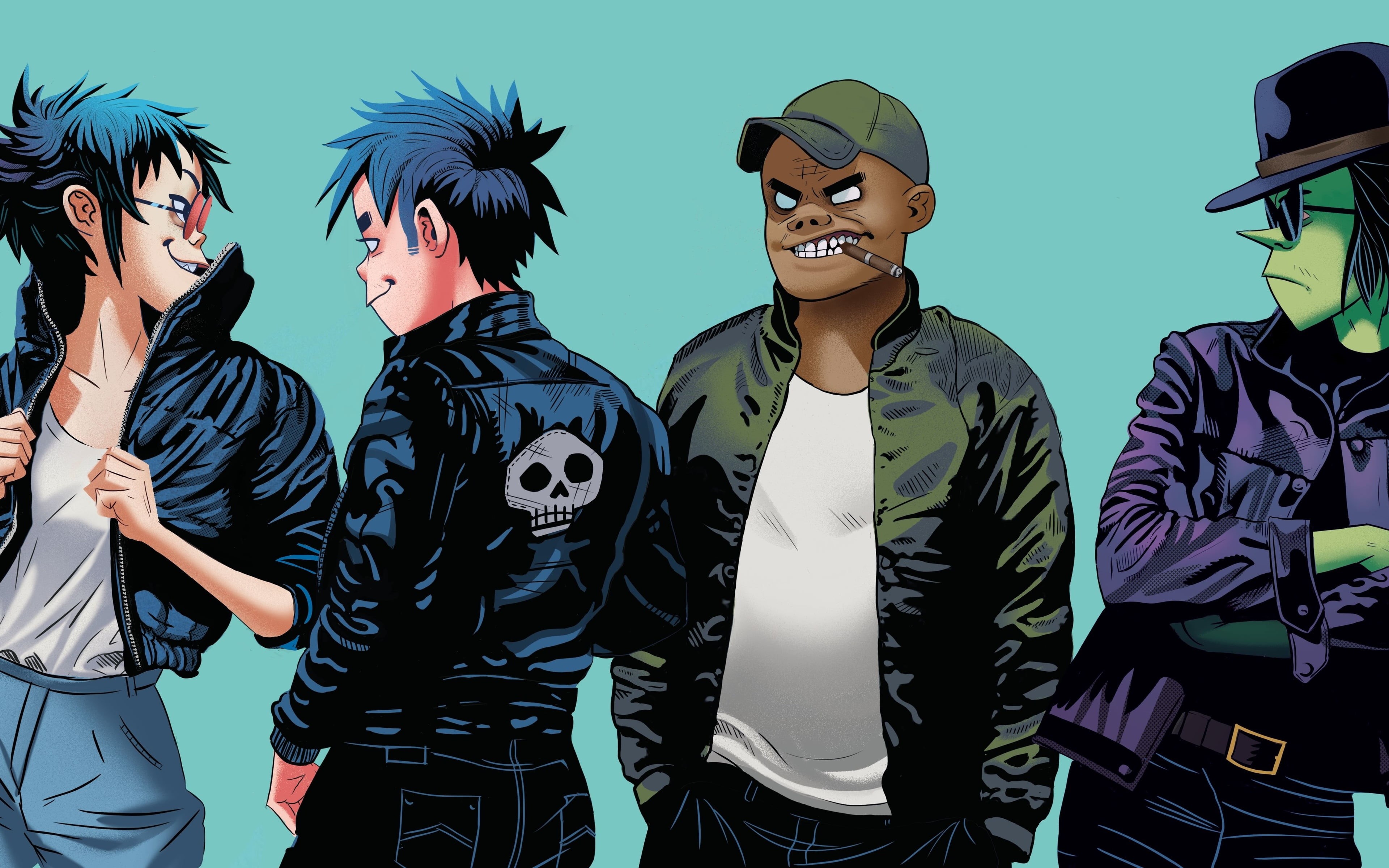 4K, Gorillaz, Music, HD Wallpaper