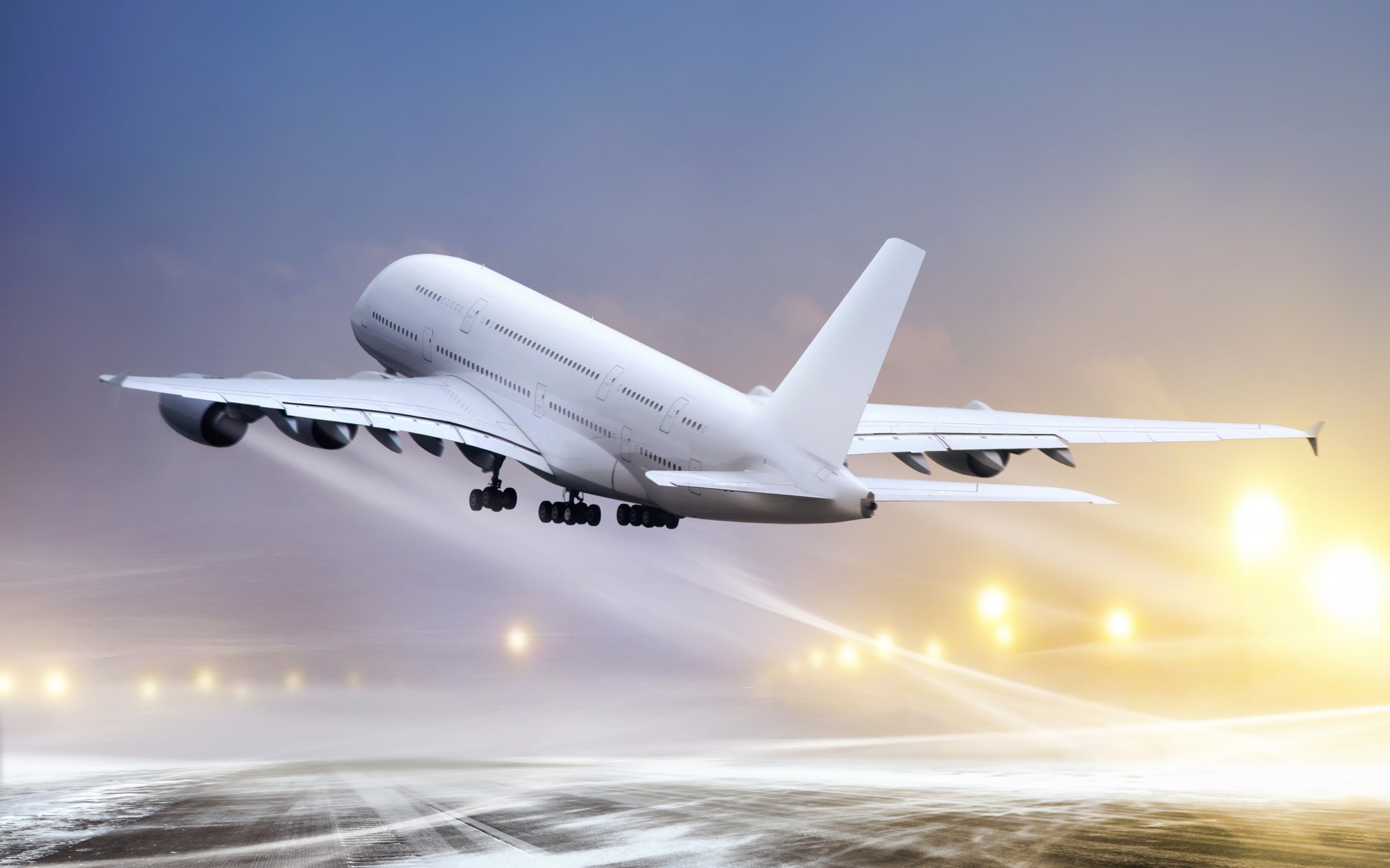 sky, take, 2K, flights, ready, airplane, plane, HD Wallpaper