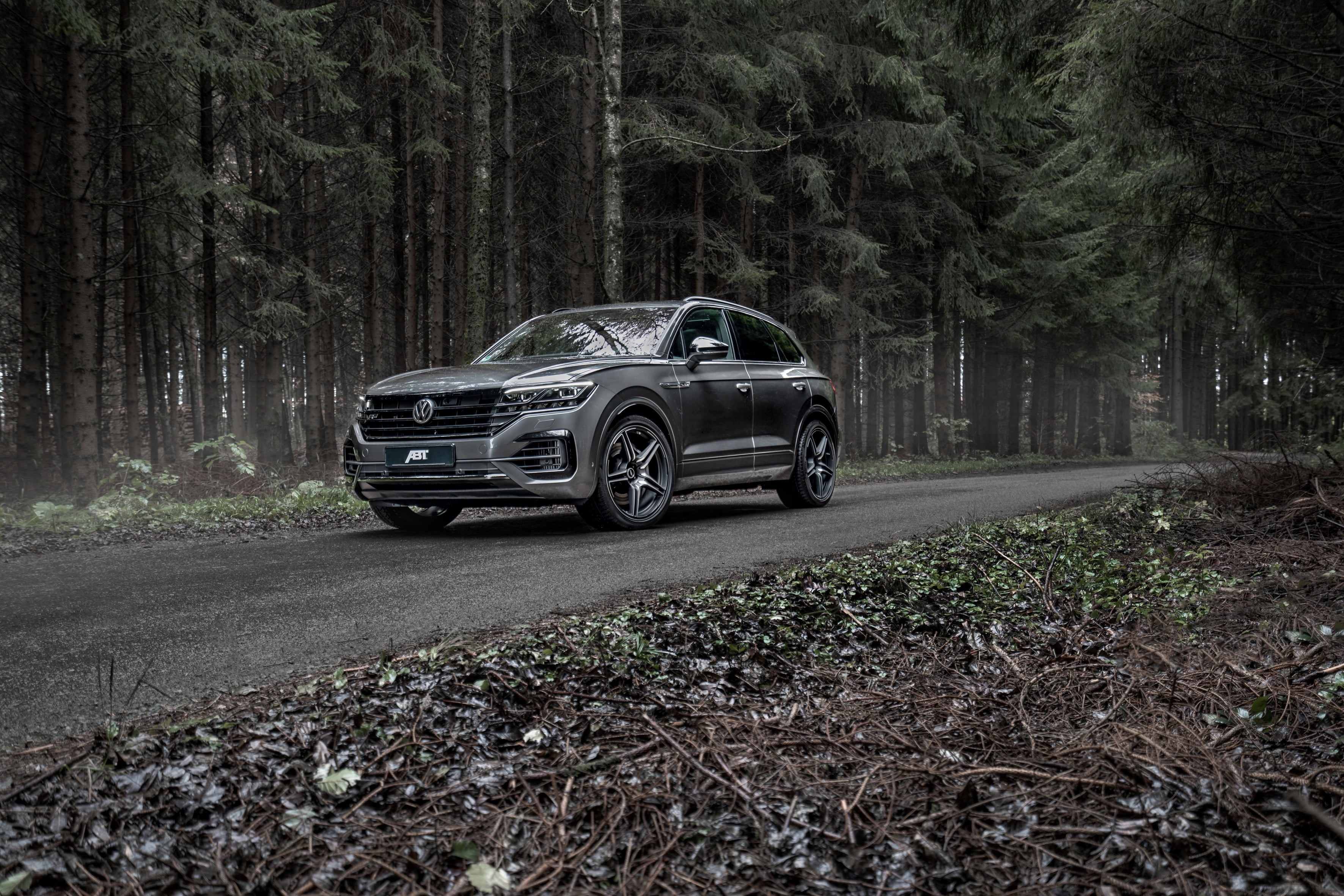 Volkswagen, Car, Silver Car, 2K, SUV, Vehicle, Volkswagen Touareg R-Line, Luxury Car, HD Wallpaper
