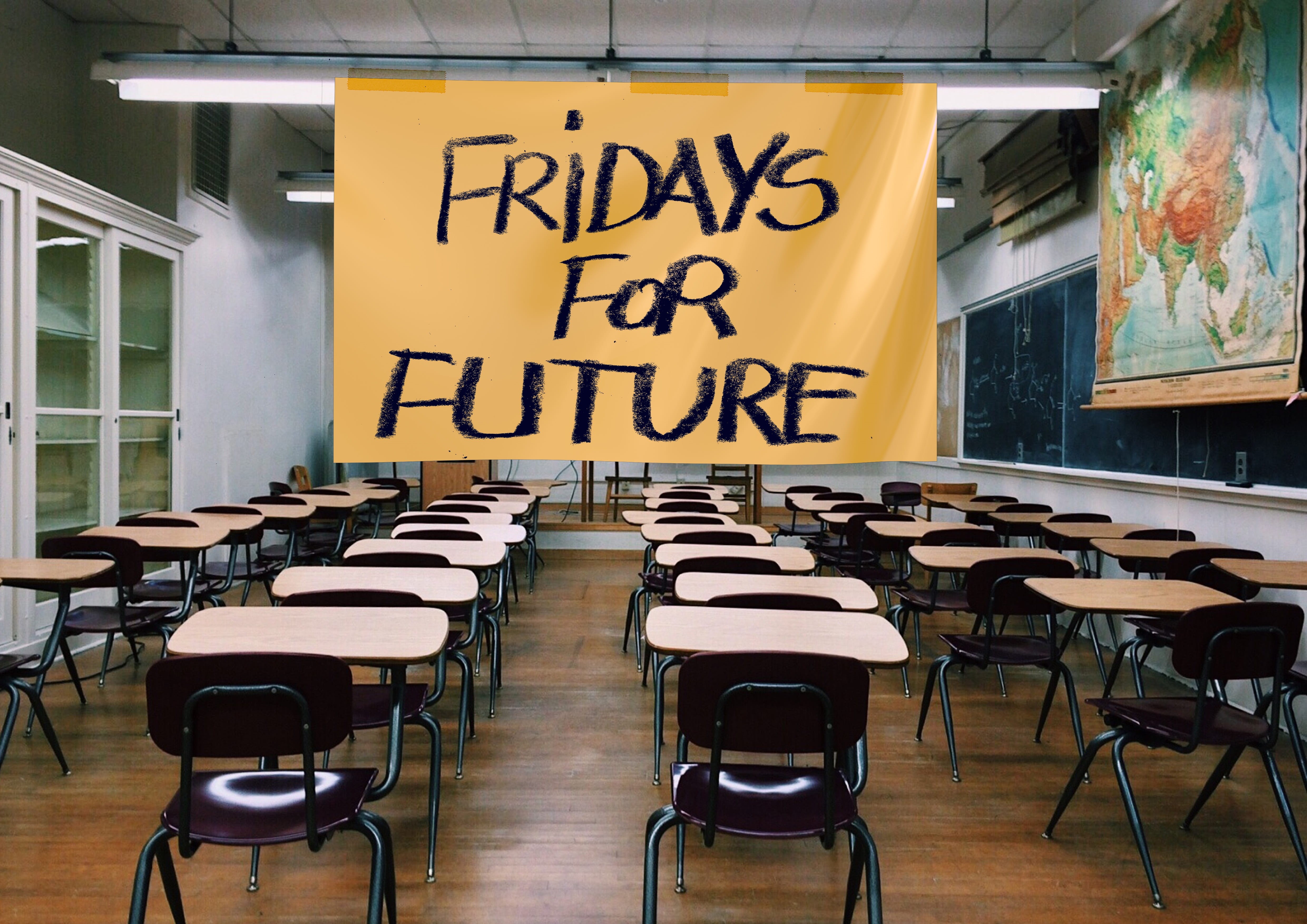 day, students, school, students movement, empty, no people, text, 4K, script, climate strike, movement, school strike, chair, absence, built structure, HD Wallpaper