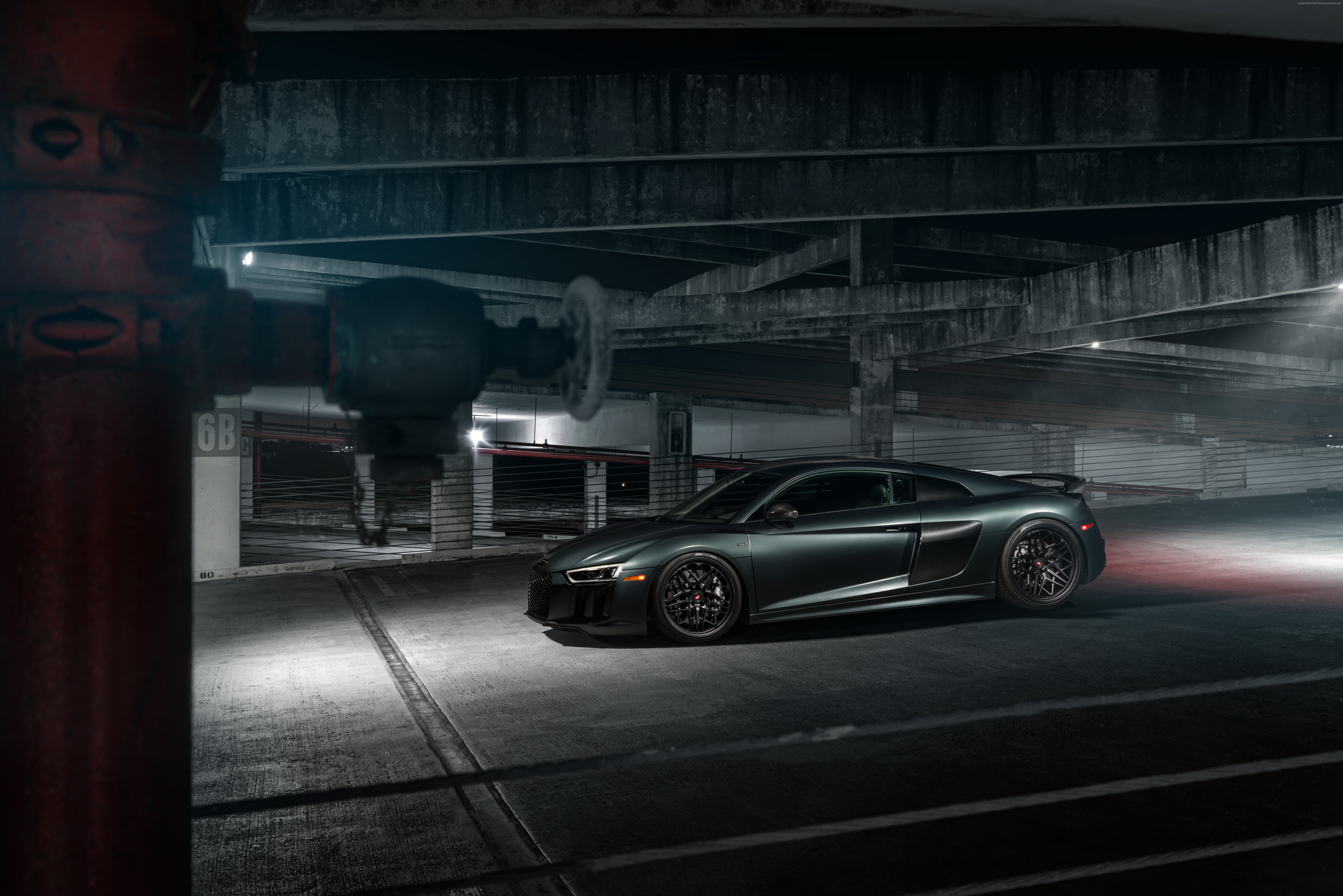7K, 5K, Audi R8 Quattro, 4K, 2019 Cars, HD Wallpaper