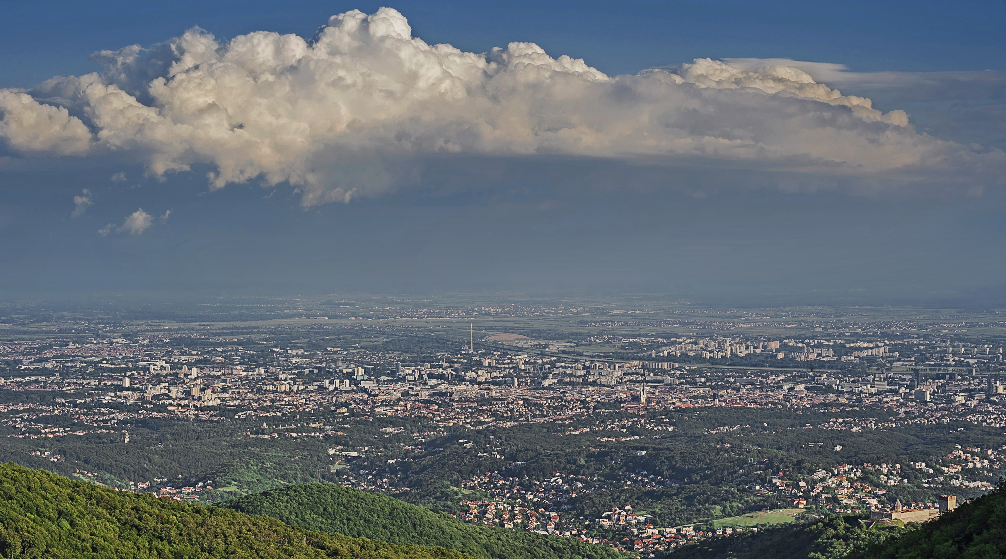 white, scenics - nature, no people, hrvatska, beauty in nature, Croatia, cloud - sky, mountain, nature, townscape, architecture, aerial view, outdoors, HD Wallpaper