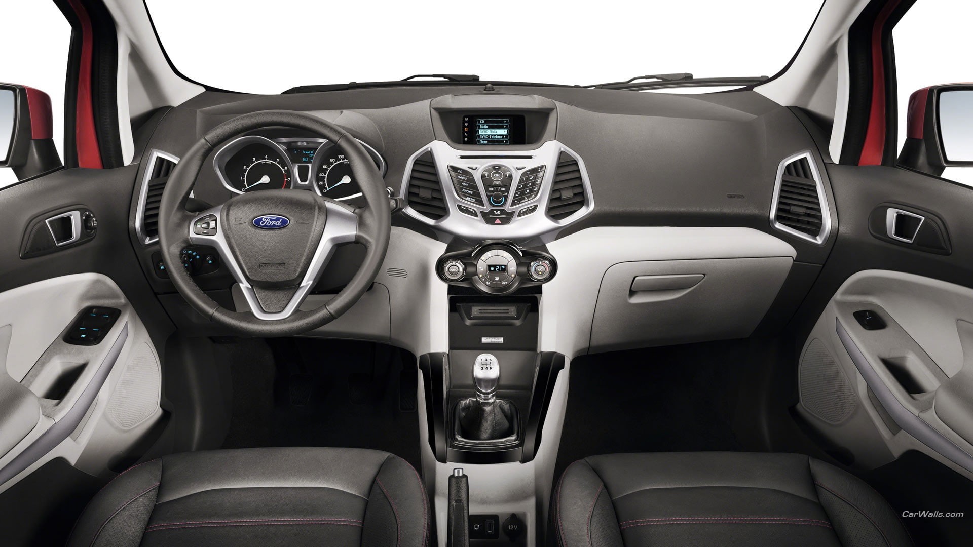 car interior, 1080P, car, Ford, Ford EcoSport, vehicle, HD Wallpaper