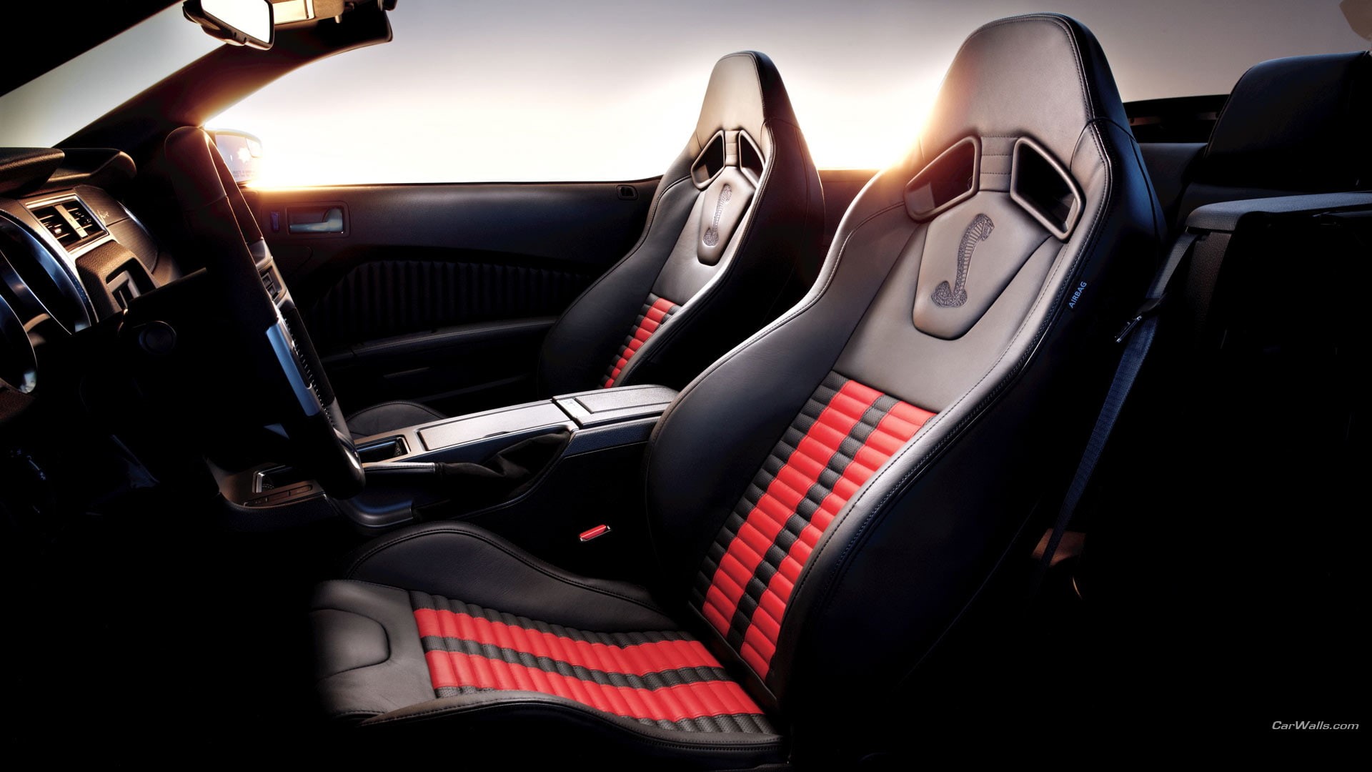 ford, cobra, seats, 1080P, cars, hd, interior, shelby, mustang, HD Wallpaper