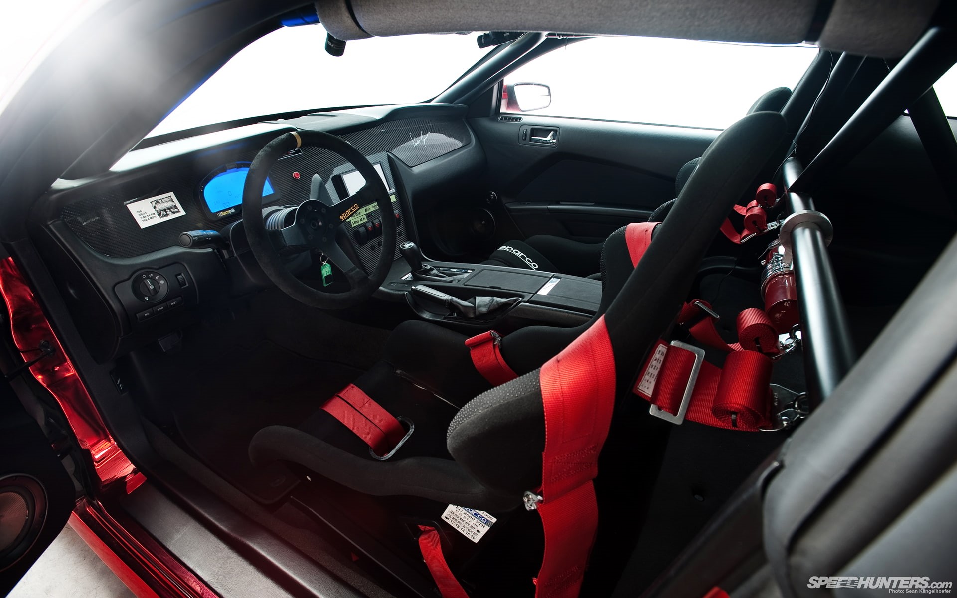 cars, 1080P, ford, hd, interior, mustang, HD Wallpaper