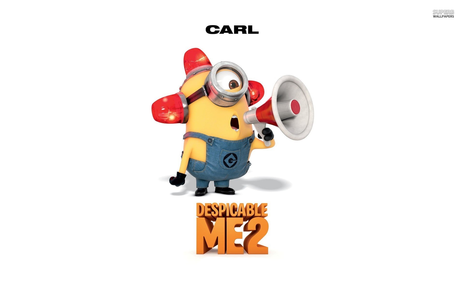 white background, 1080P, capital letter, despicable, human representation, western script, cut out, indoors, plastic, standing, minions, text, technology, HD Wallpaper