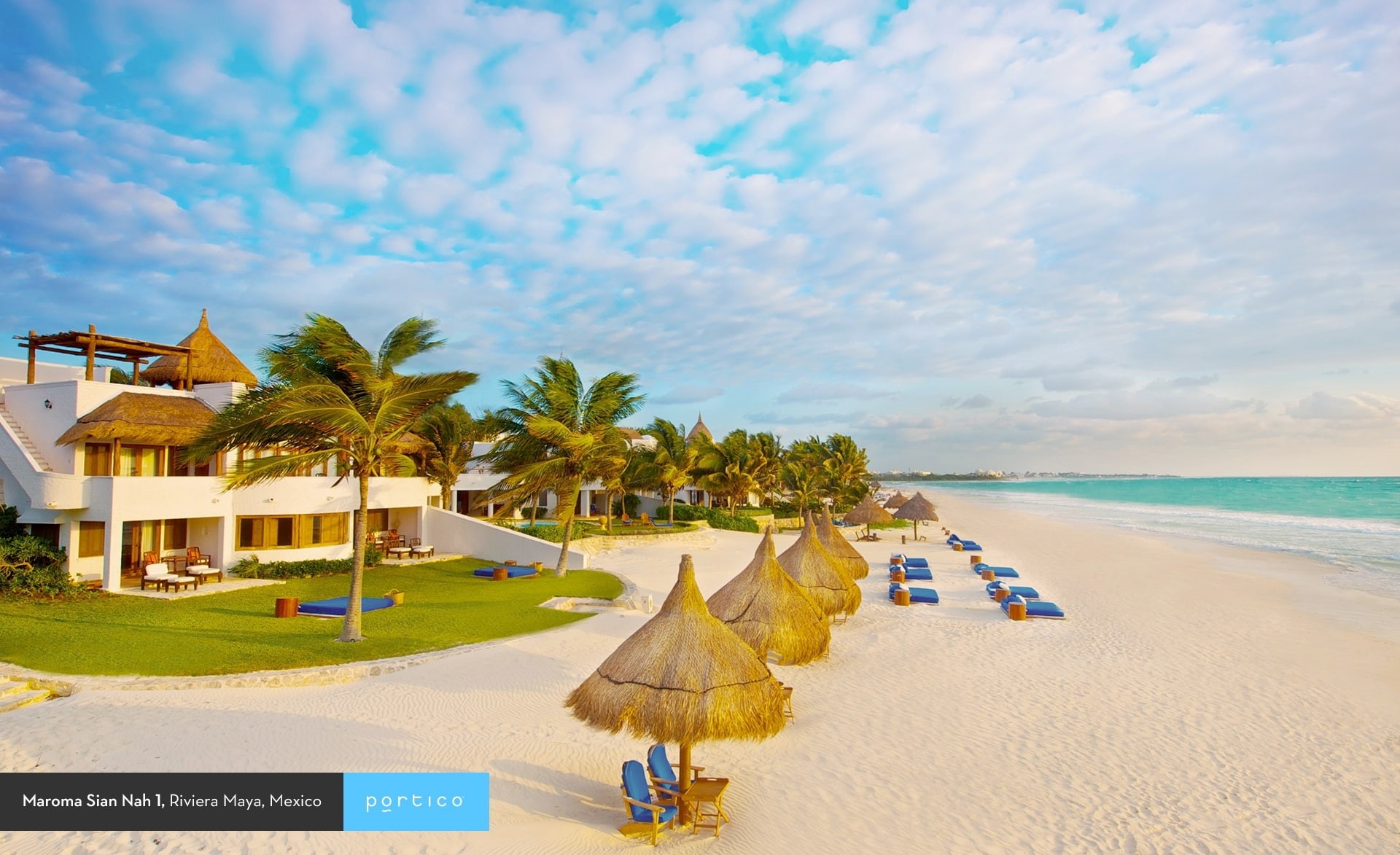 Mexico, shore, scenics - nature, tree, maroma sian nah 1, built structure, riviera, tropical climate, plant, beauty in nature, nature, four, sea, sand, HD Wallpaper