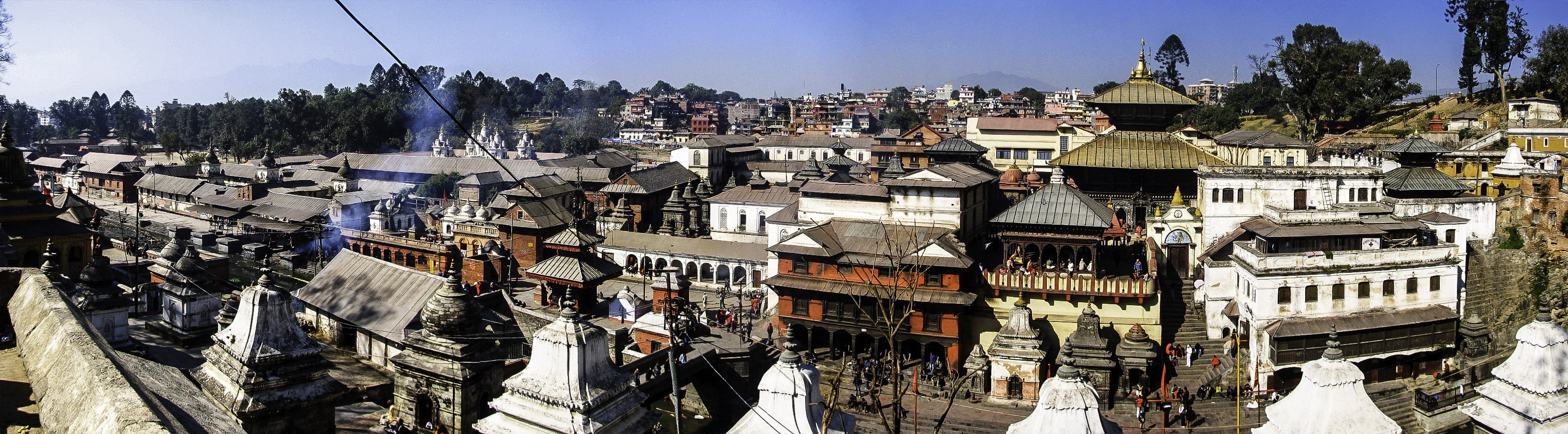 tourism, travel Destinations, plant, house, public domain, Panorama, panoramic, roof, photos, Pashupatinath Temple, cityscape, outdoors, scenics - nature, HD Wallpaper