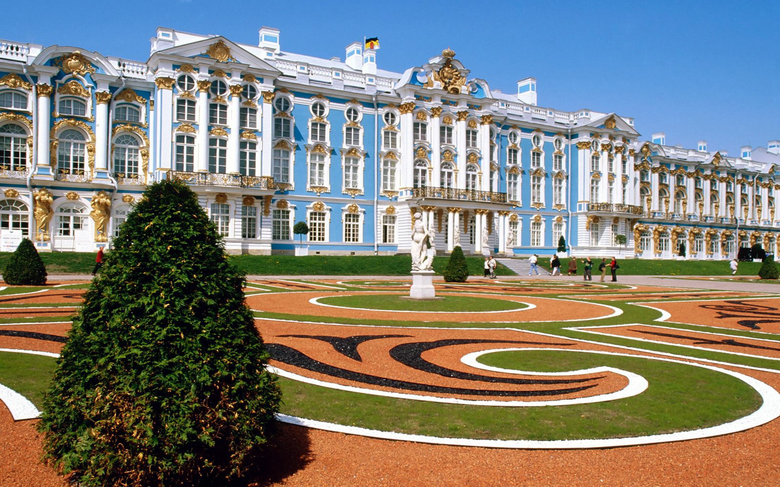 palace, catherine, 2K, st, russia, petersburg, HD Wallpaper