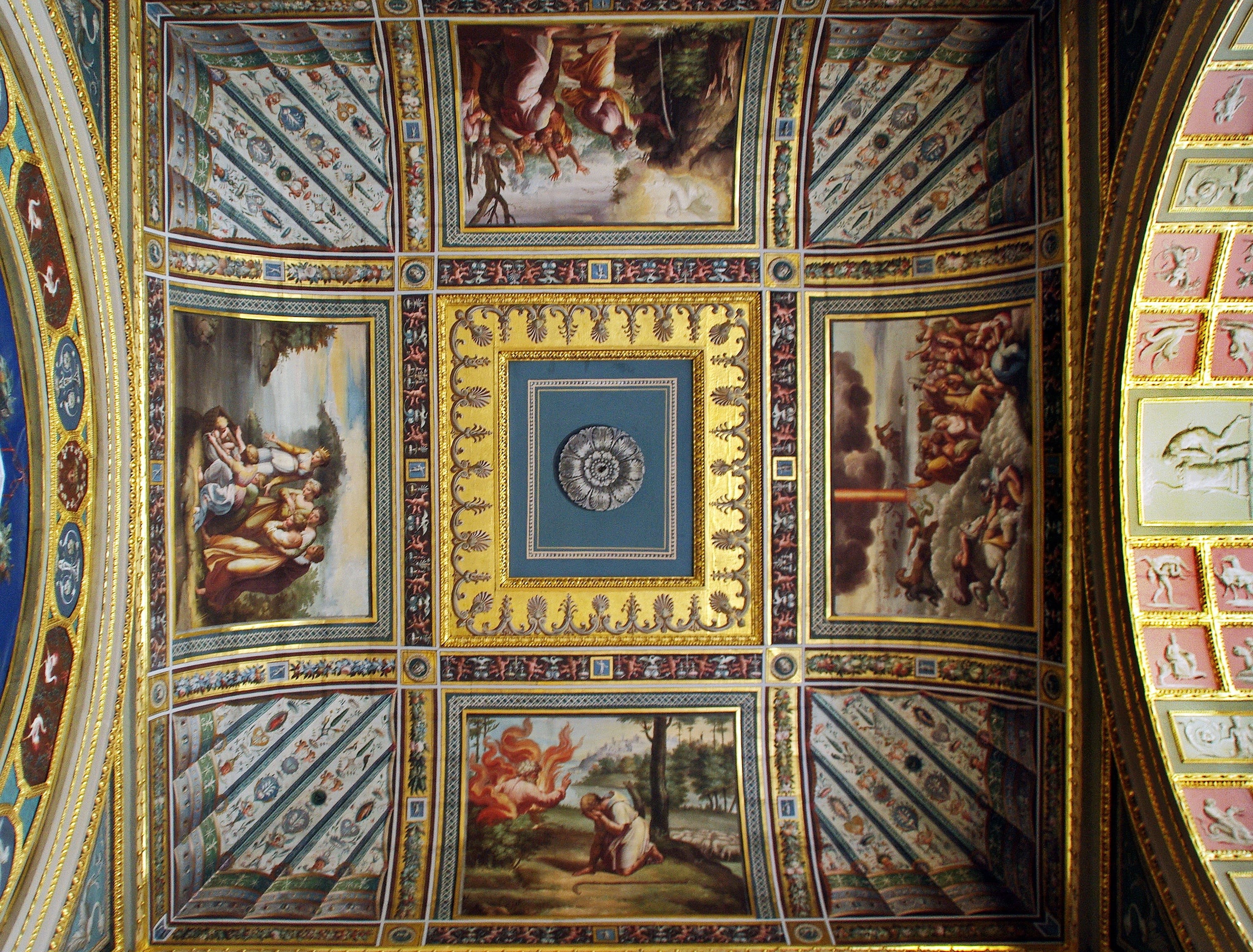 day, creativity, art and craft, ceiling, architecture and art, building, design, representation, mural, indoors, place of worship, fresco, st, museum, built structure, HD Wallpaper