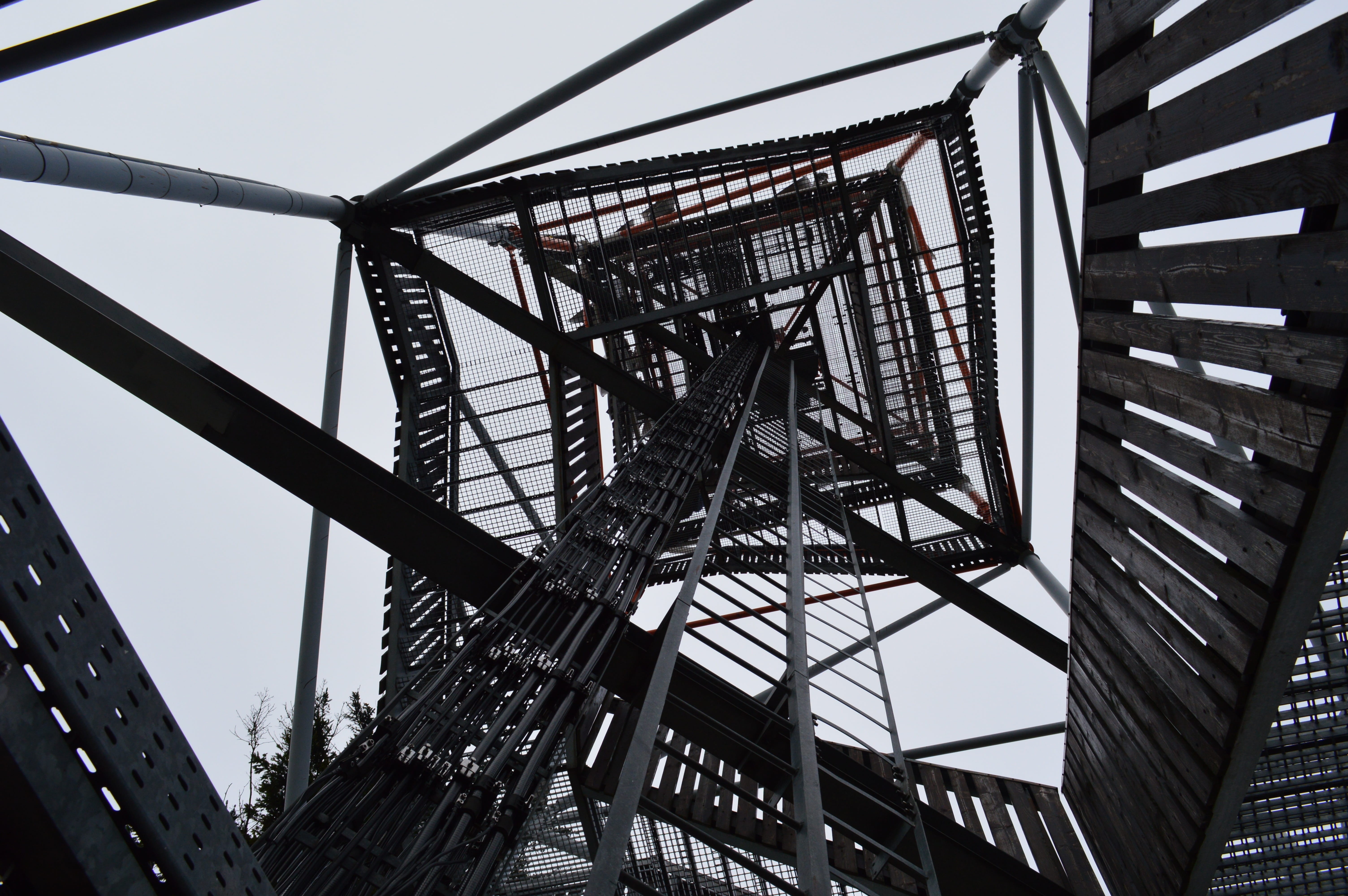 bridge, Steel Construction, Tower, steel frame, construction Industry, urban Scene, construction, connection, no people, building exterior, low angle view, HD Wallpaper