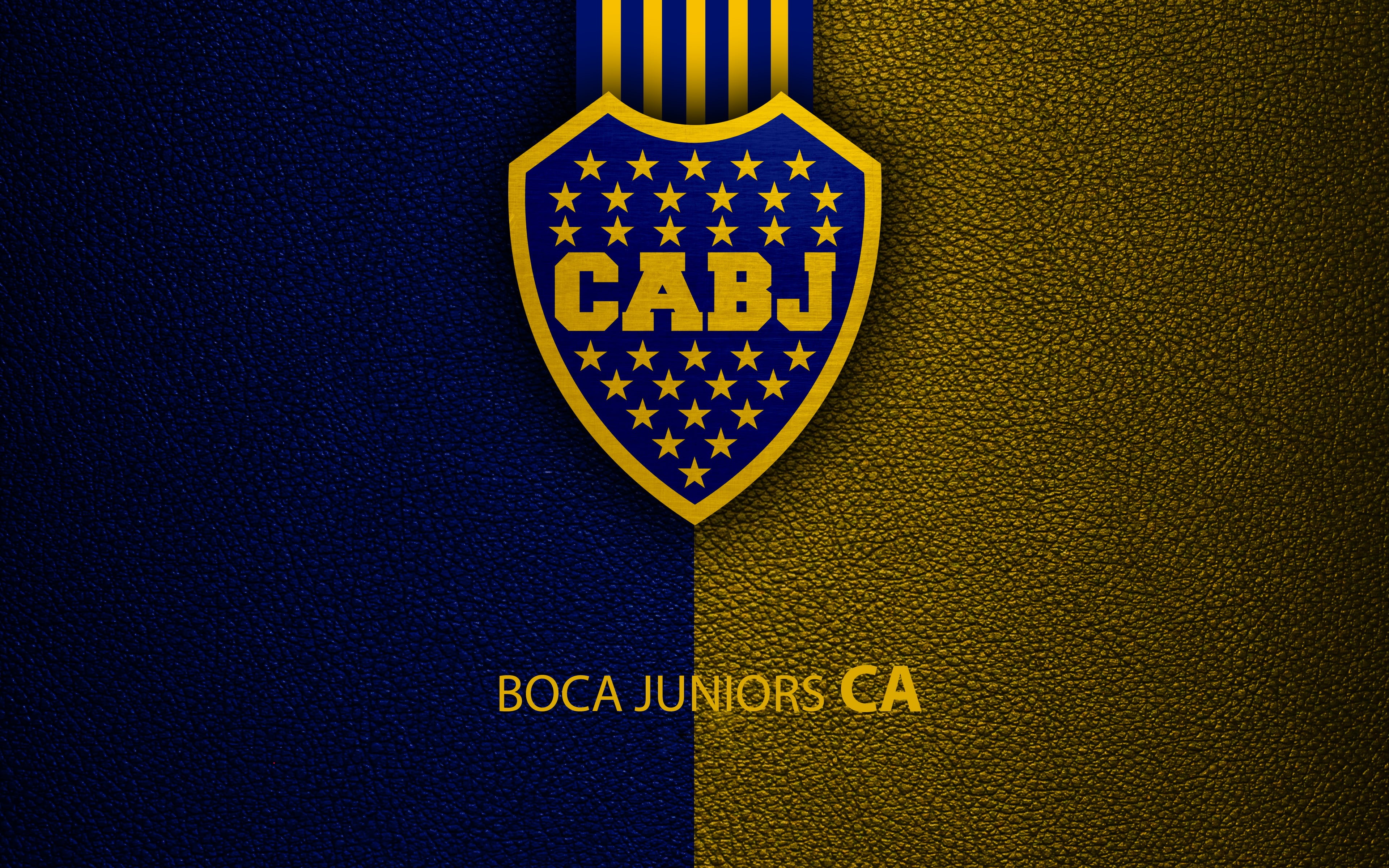 4K, Soccer, Boca Juniors, Emblem, Logo, HD Wallpaper