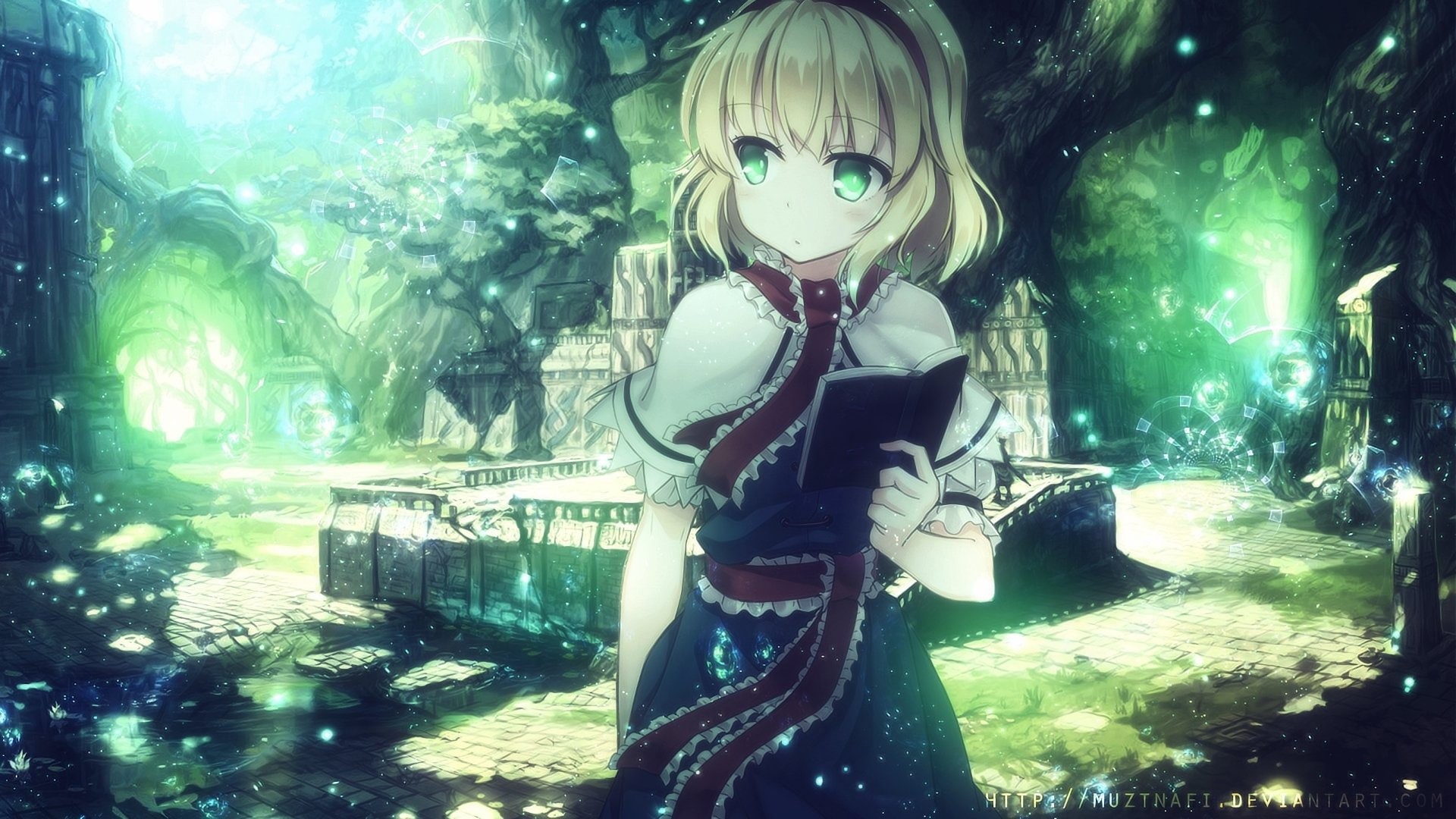 Alice Margatroid, Anime, Touhou, 1080P, HD Wallpaper