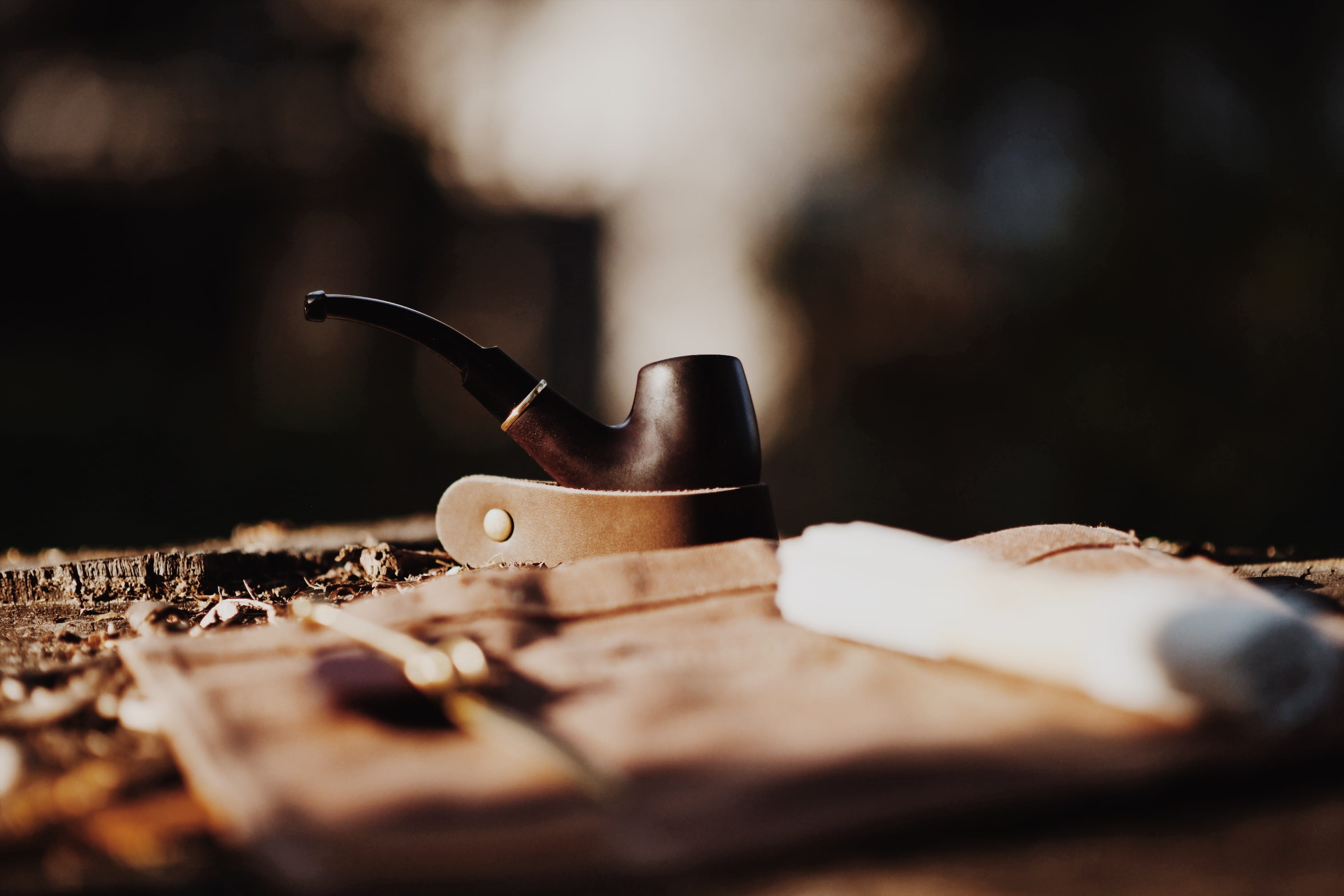 preparation, no people, still life, freshness, spa, food, close-up, chocolate, tobacco pipe, selective focus, spoon, roast, plywood, day, wood, banister, HD Wallpaper