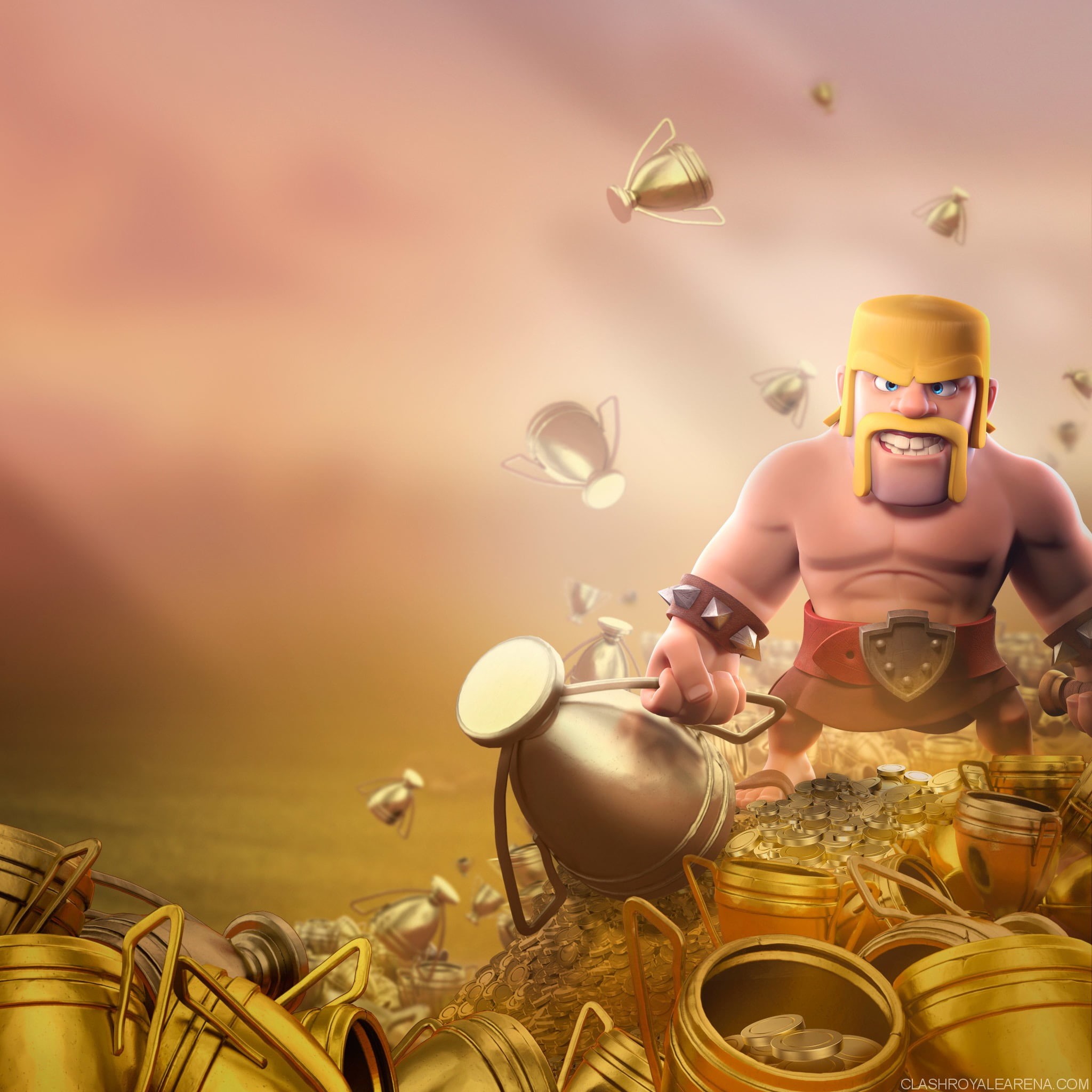 holding, indoors, adult, mid-air, bizarre, men, young adult, plant, food and drink, representation, 1080P, supercell, yellow, one person, sky, helmet, Phone HD Wallpaper