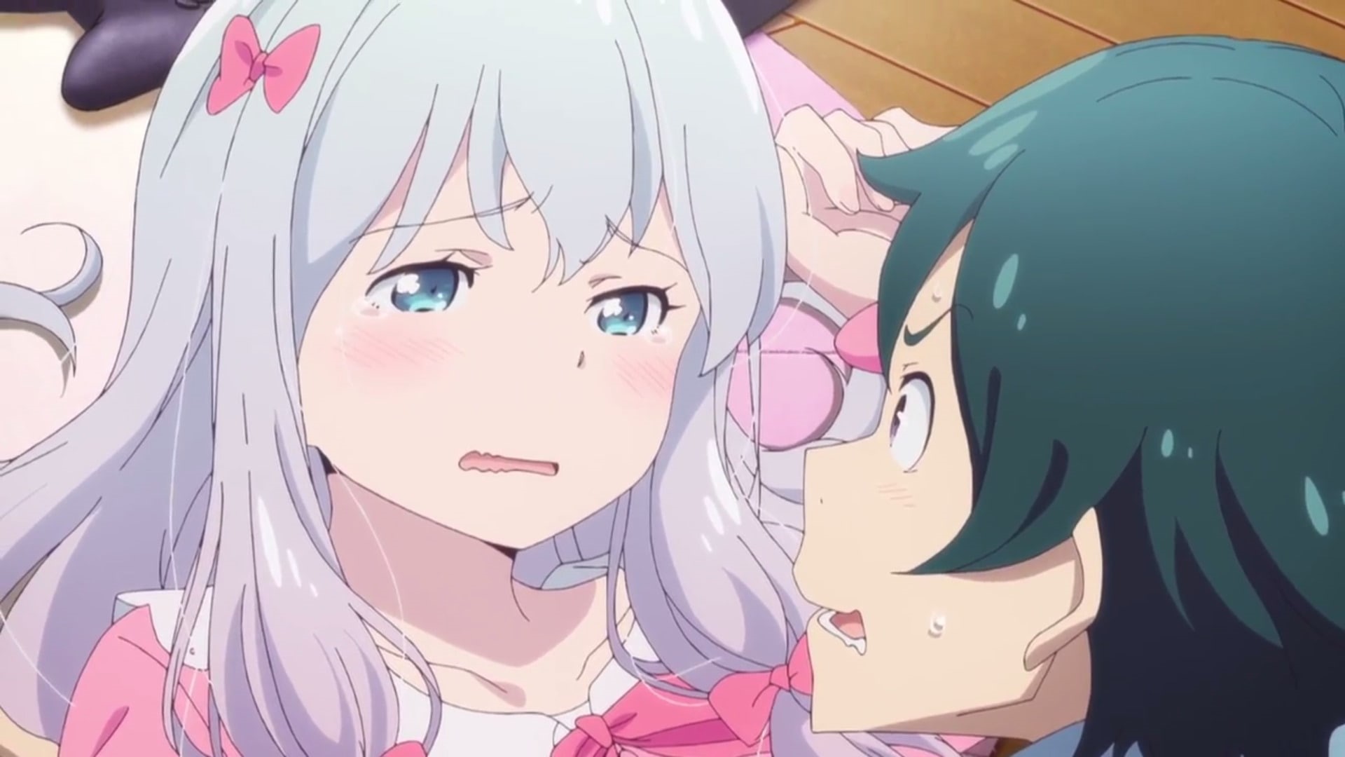 human body part, body part, people, close-up, women, young adult, two people, human face, EroManga-Sensei, connection, technology, friendship, Sagiri Izumi, HD Wallpaper