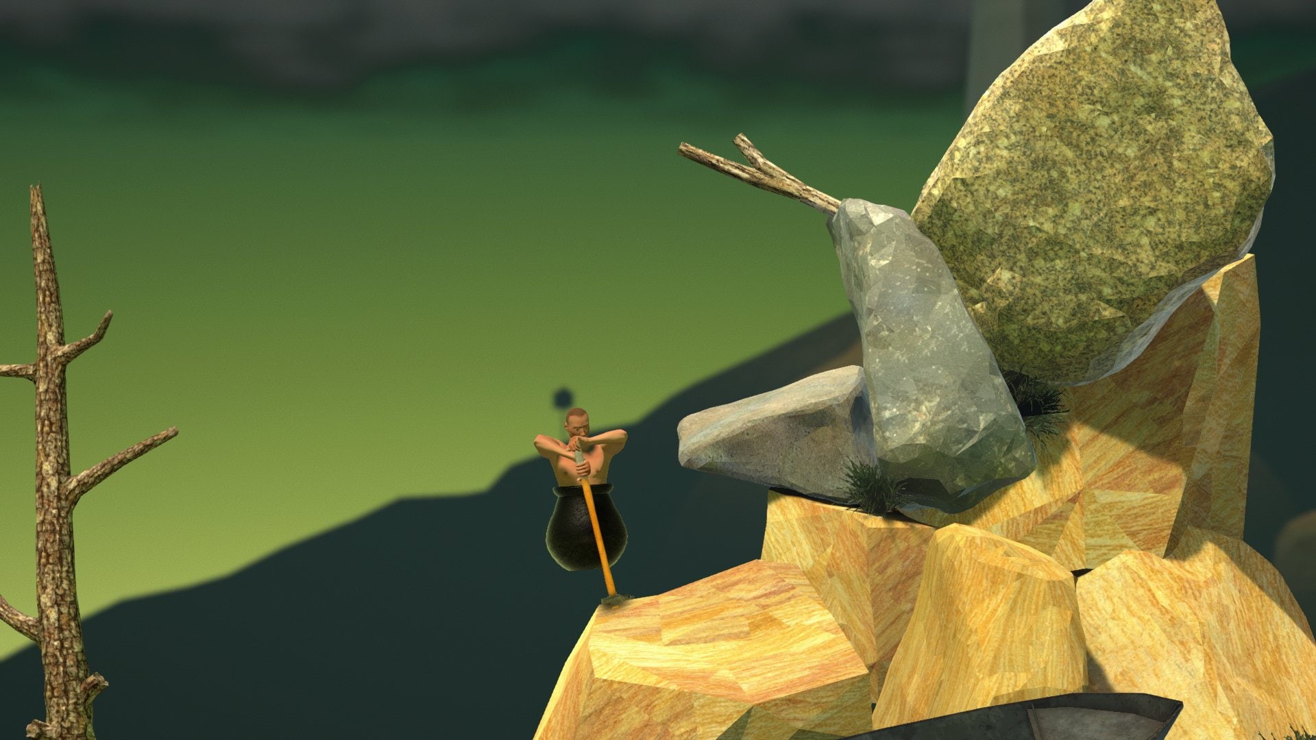 Video Game, Getting Over It with Bennett Foddy, 1080P, HD Wallpaper