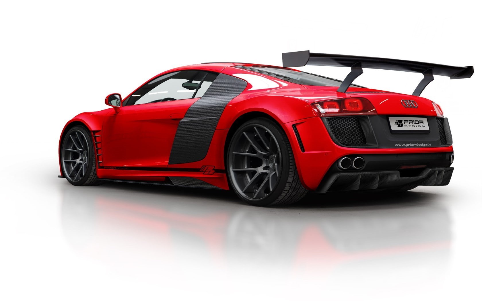 red, Audi R8, motor vehicle, wealth, childhood, 720P, racecar, studio shot, cut out, Prior Design, sports car, toy car, luxury, indoors, motorsport, wheel, HD Wallpaper