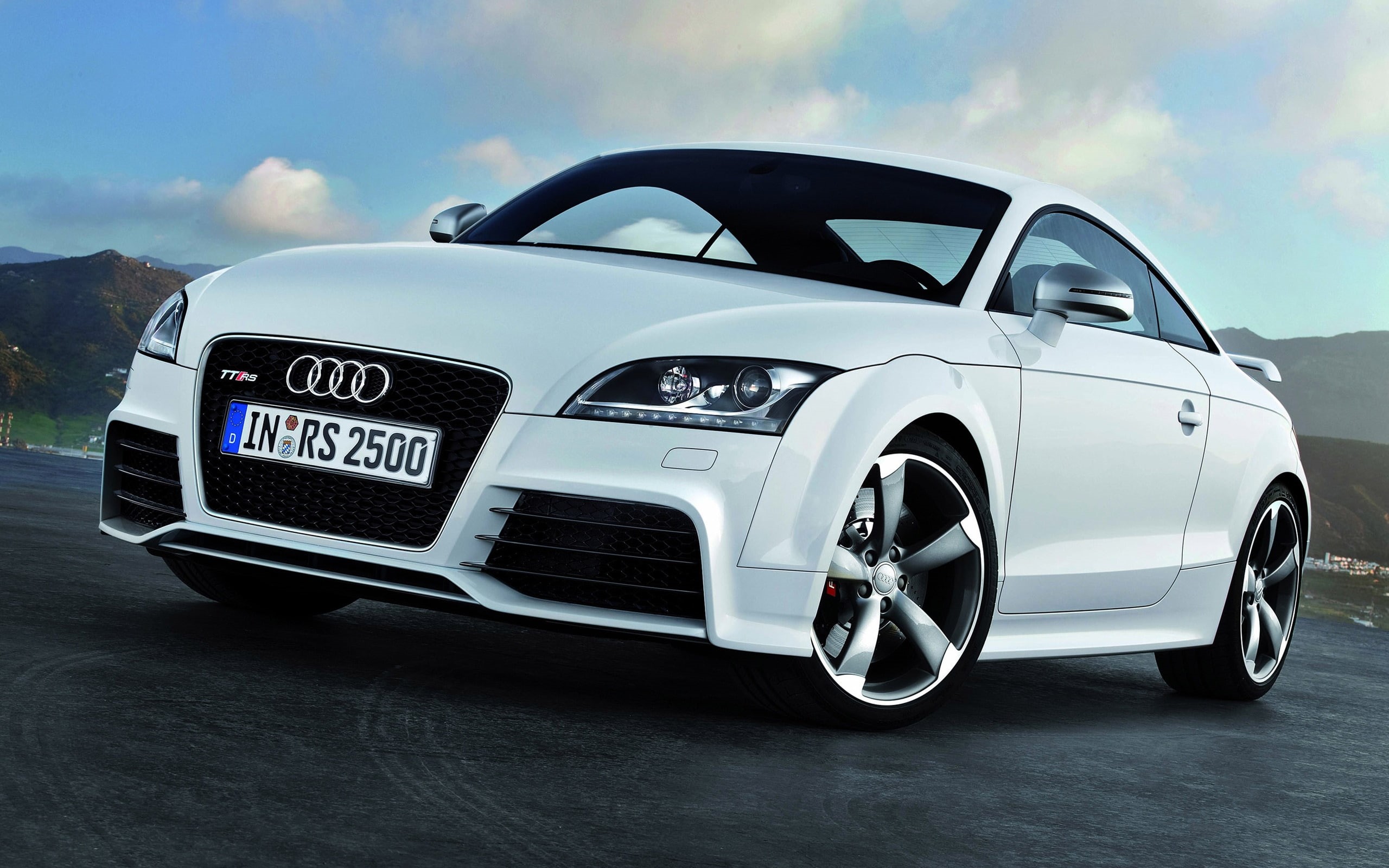 audi tt rs, audi, white, rs, audi tt, tt, 2K, coupe, HD Wallpaper