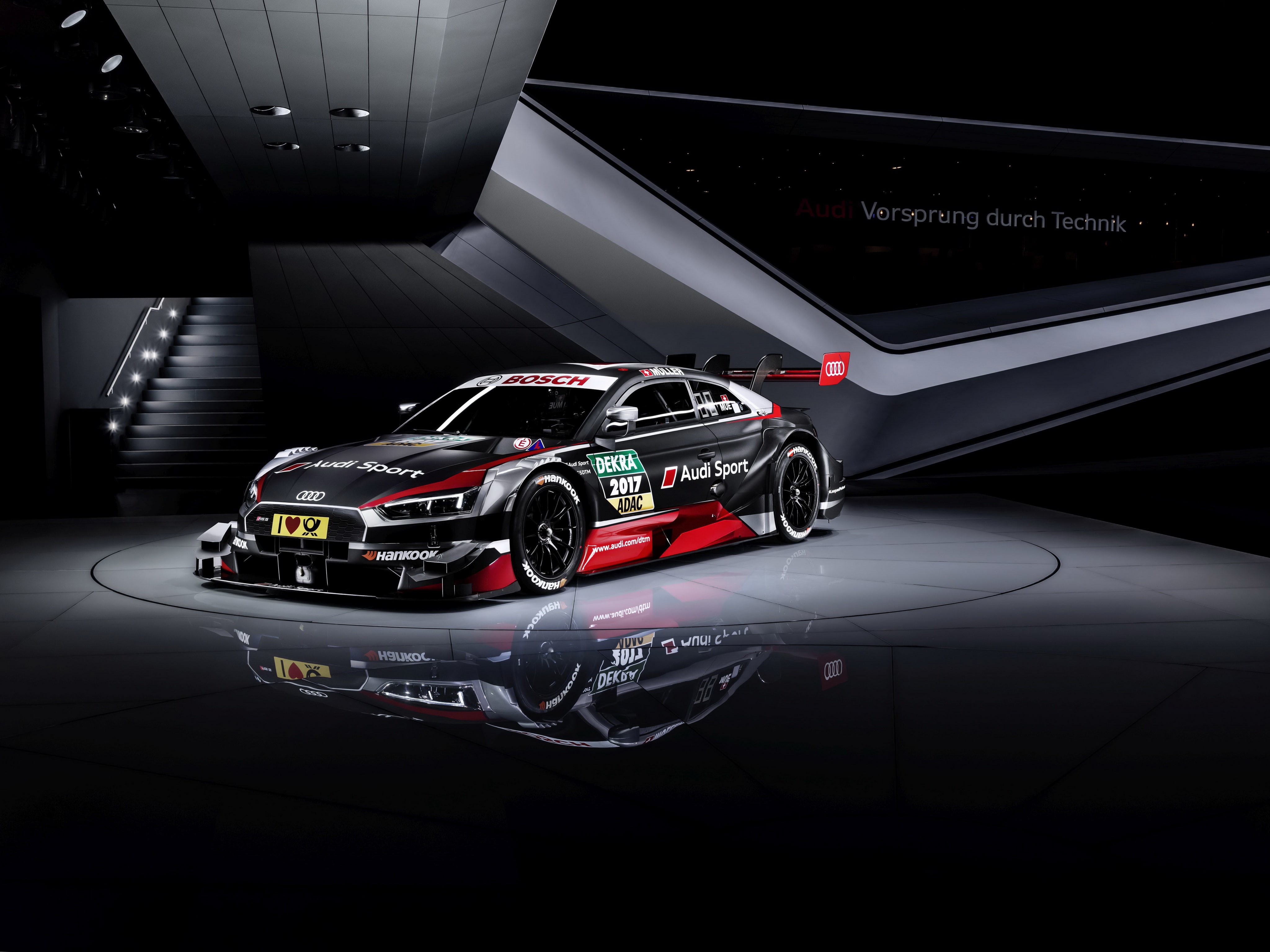 4K, Audi Sport, 2017, Audi RS 5 Coupe DTM, Geneva Motor Show, 4K, HD Wallpaper