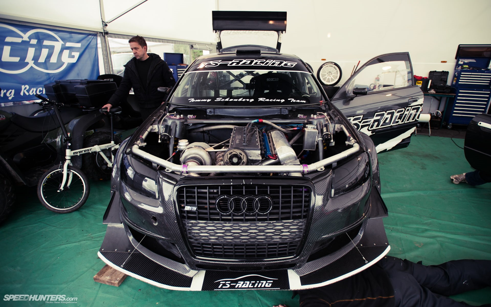 1080P, black, engine, fiber, audi, car, race, cars, hd, carbon, HD Wallpaper