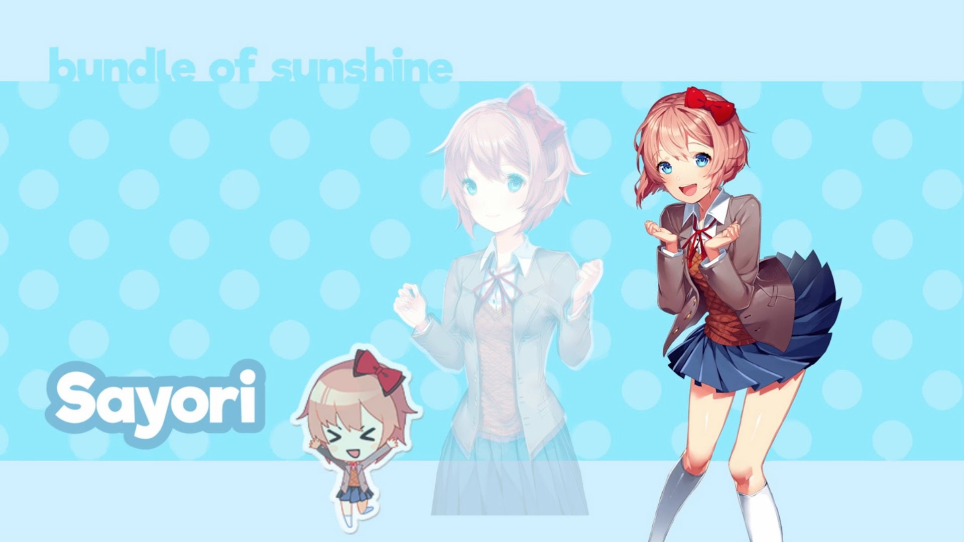 1080P, Video Game, Sayori (Doki Doki Literature Club!), Doki Doki Literature Club!, HD Wallpaper