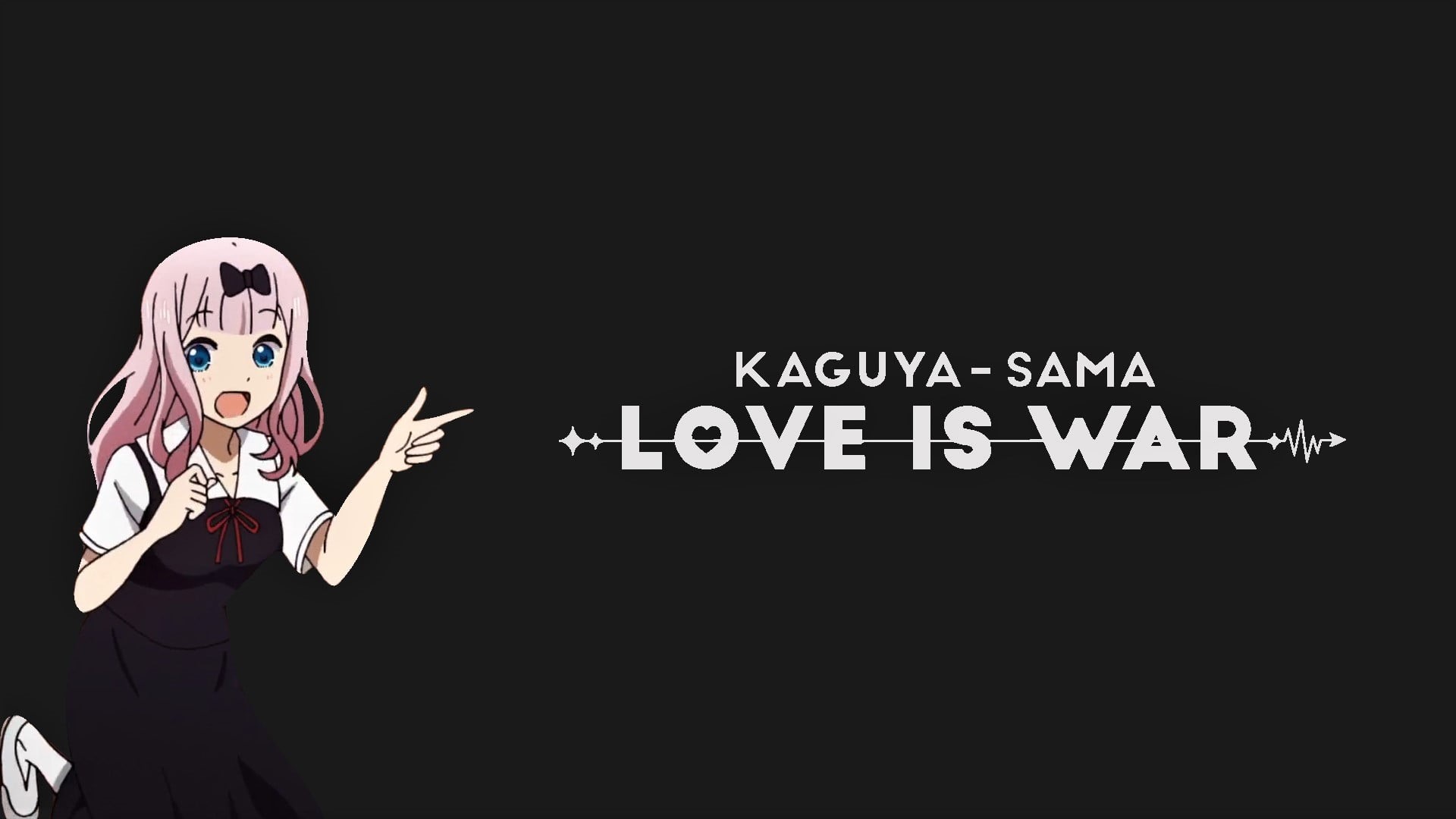 Kaguya-Sama: Love is War, 1080P, anime, Chika Fujiwara, anime girls, HD Wallpaper