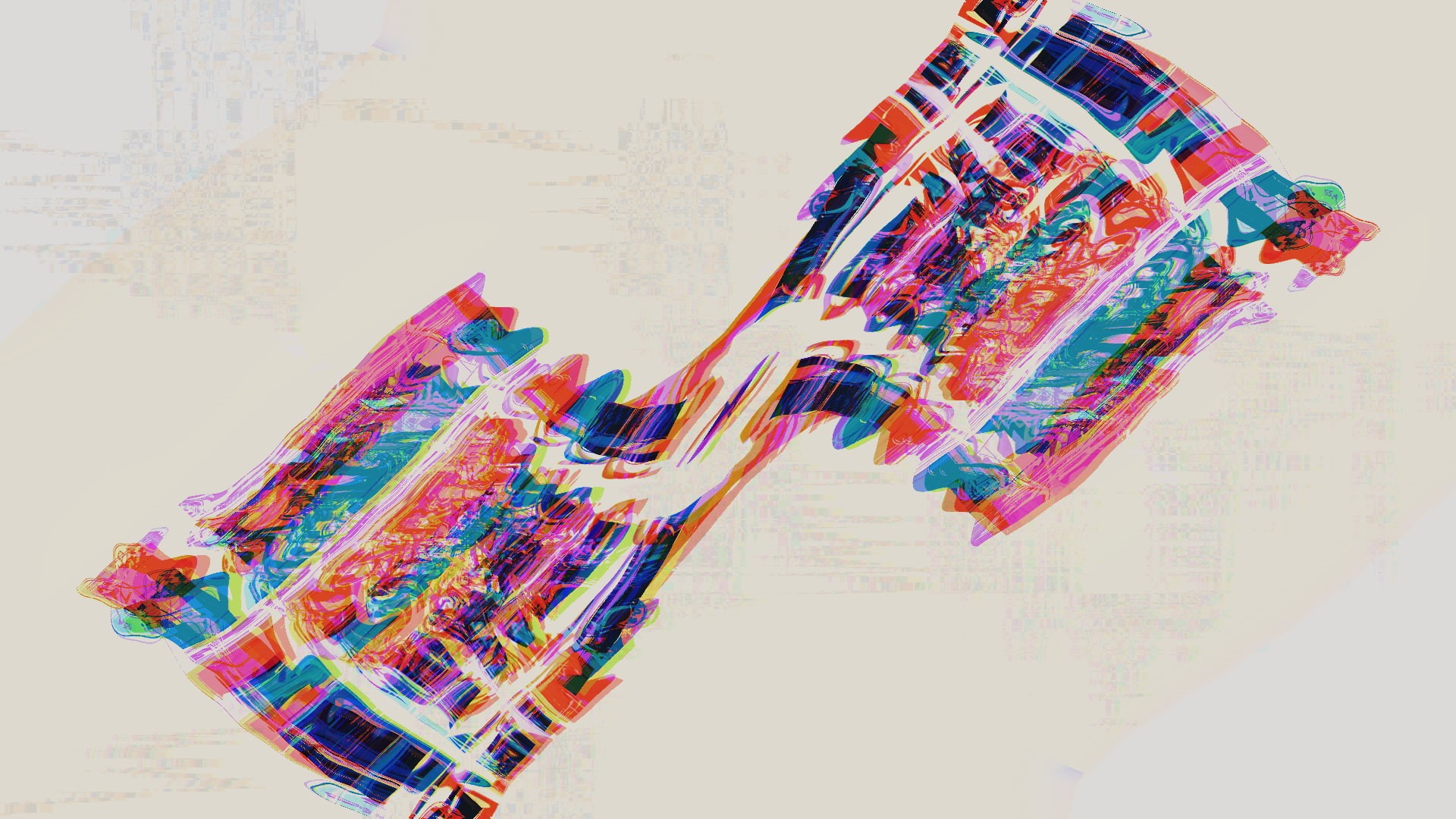 glitch art, 1080P, abstract, LSD, HD Wallpaper