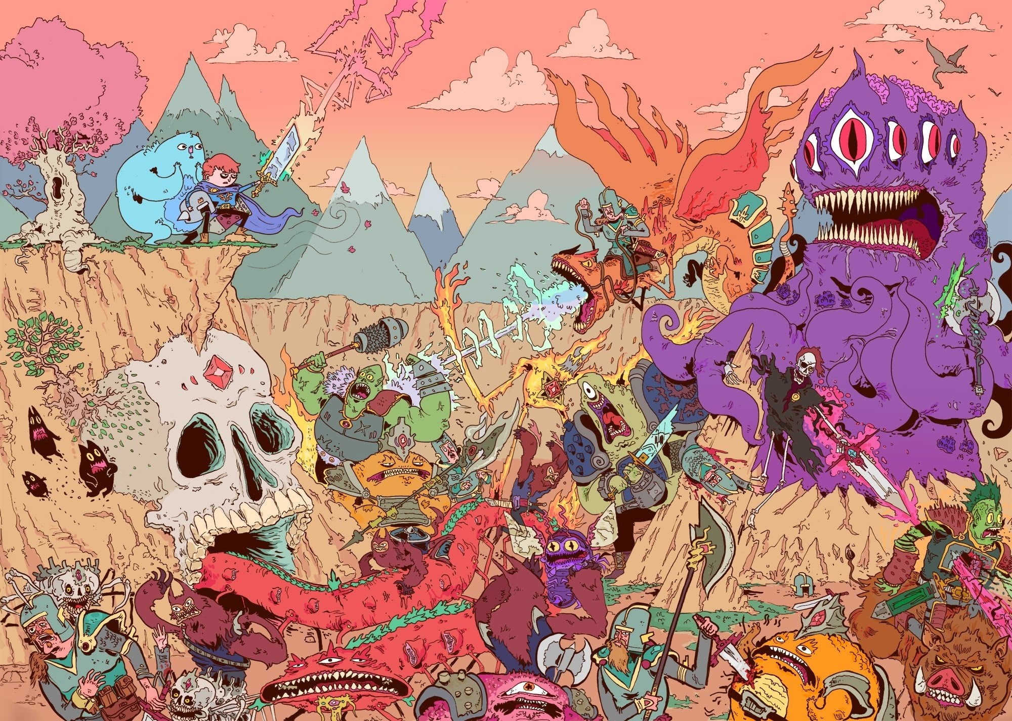 LSD, shrooms, 1080P, HD Wallpaper