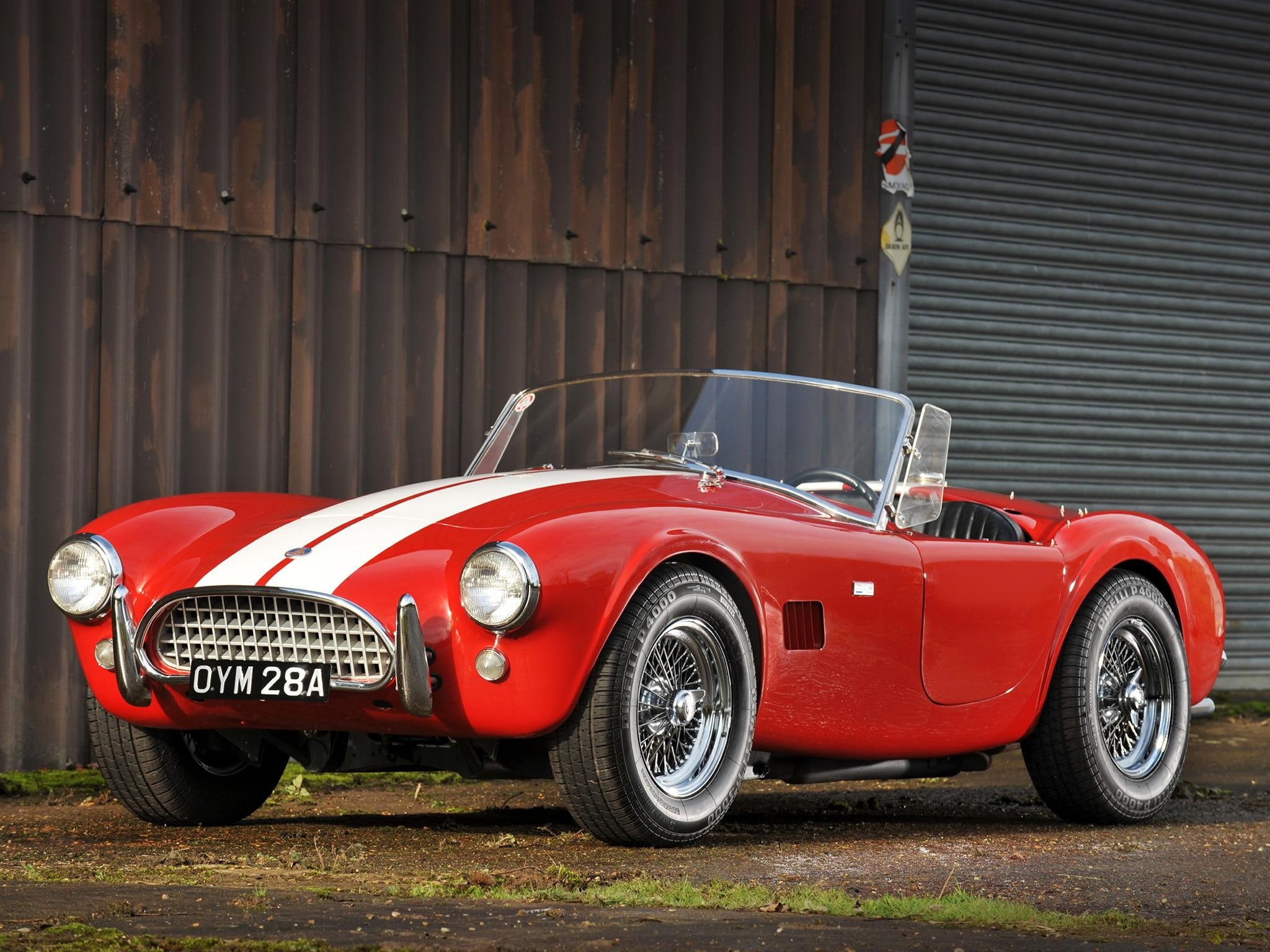 classic, cobra, c, convertible, antique, 1080P, vintage, sports, cars, HD Wallpaper