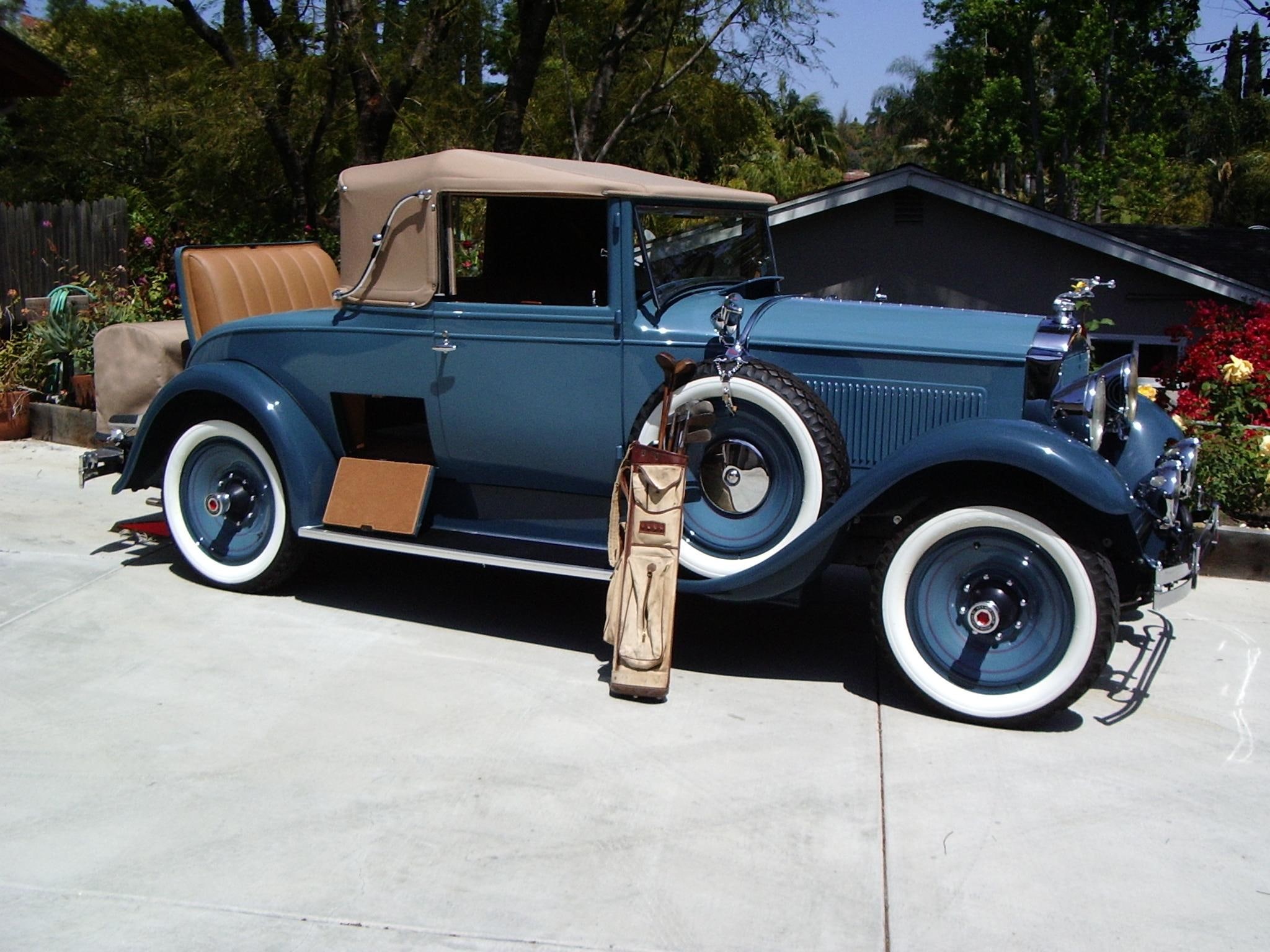1080P, automobile, antique, convertible, vintage, packard, classic, 1929, cars, coupe, HD Wallpaper
