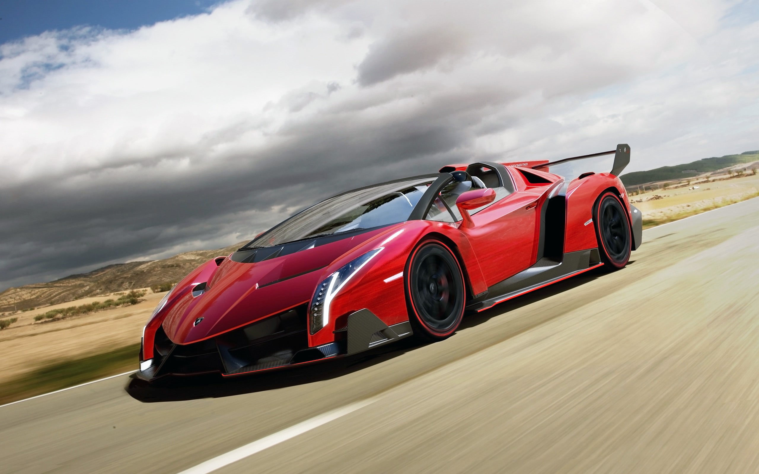 Roadster, Lamborghini, 2K, 2014, Veneno, HD Wallpaper