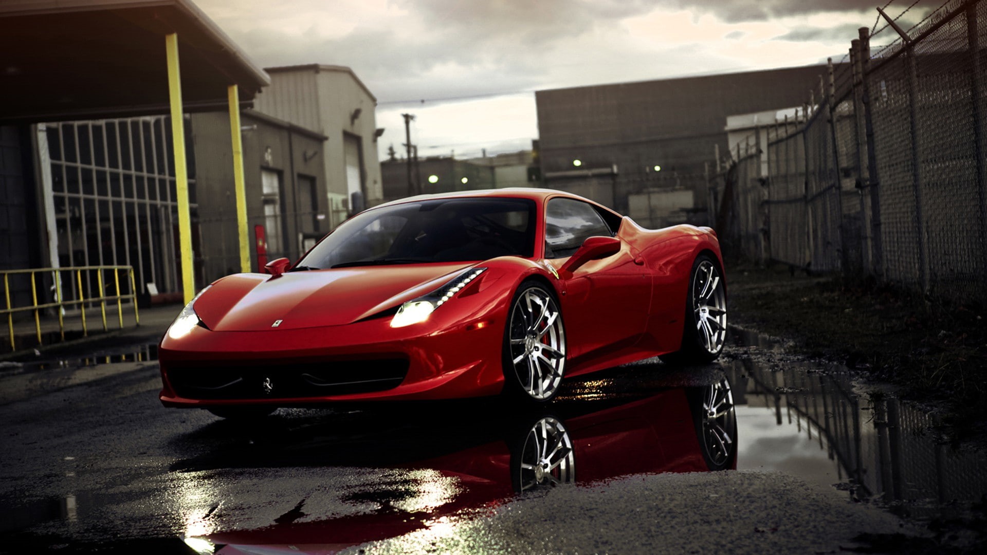 red, ferrari, car, red cars, 1080P, ferrari 458, cars, HD Wallpaper
