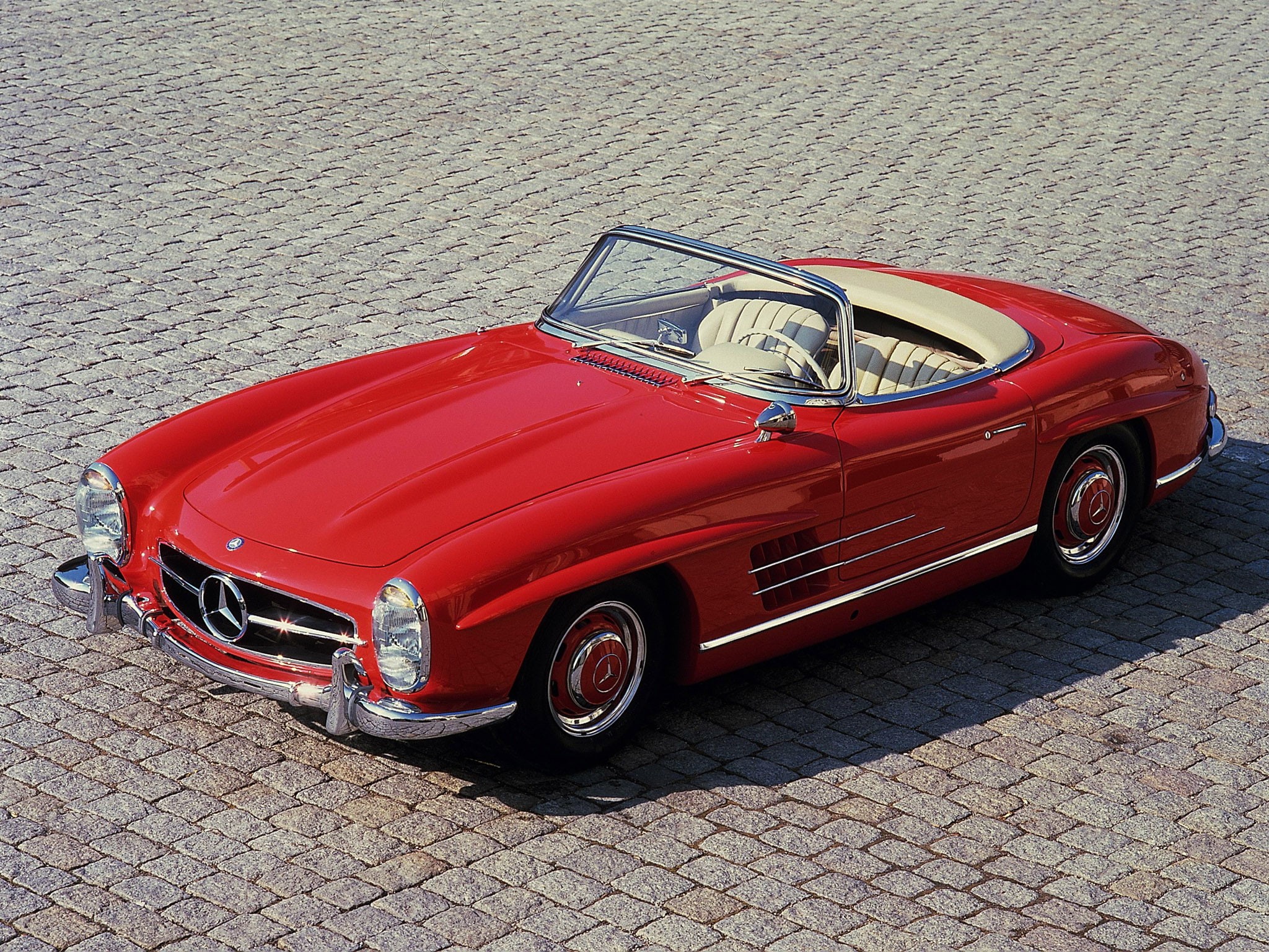300sl, benz, retro, r198, 1957, 1080P, mercedes, HD Wallpaper