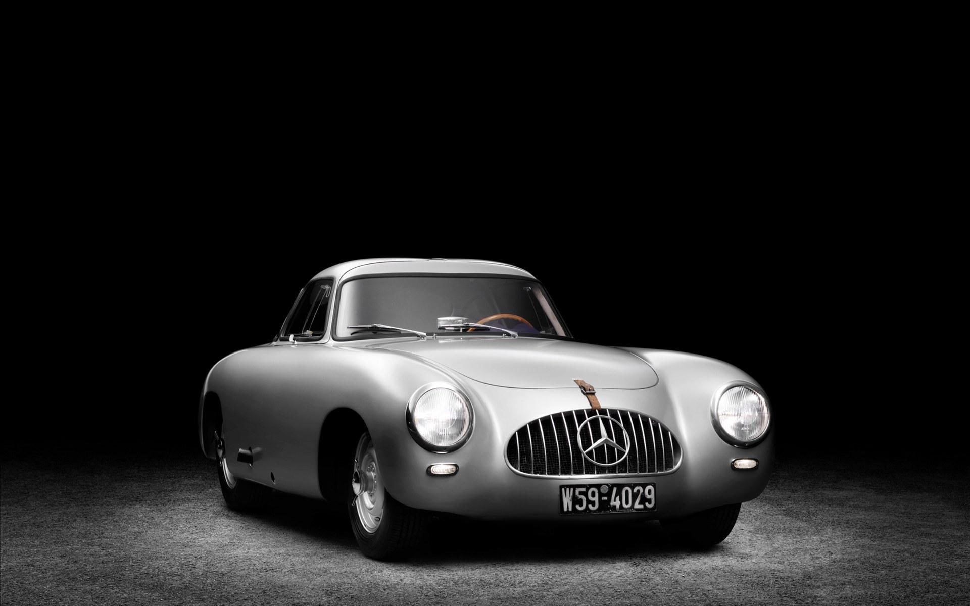 benz, coupe, mercedes benz, gray, cars, 1080P, 1952, mercedes, sl, HD Wallpaper