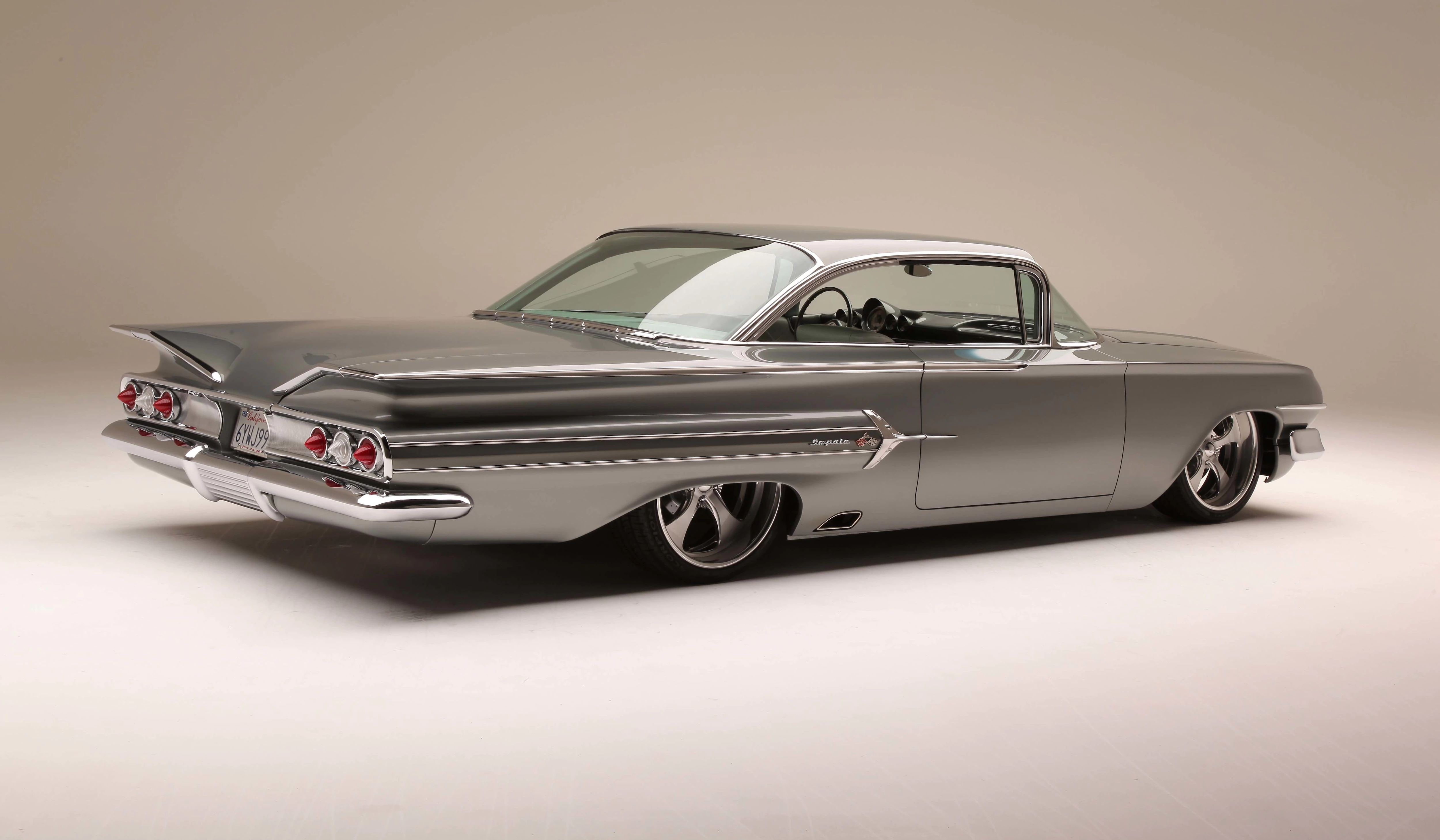 rod, auto, streetrod, custom, hotrod, 1960, hot, vehicle, 4K, impala, car, chevrolet, automobile, HD Wallpaper