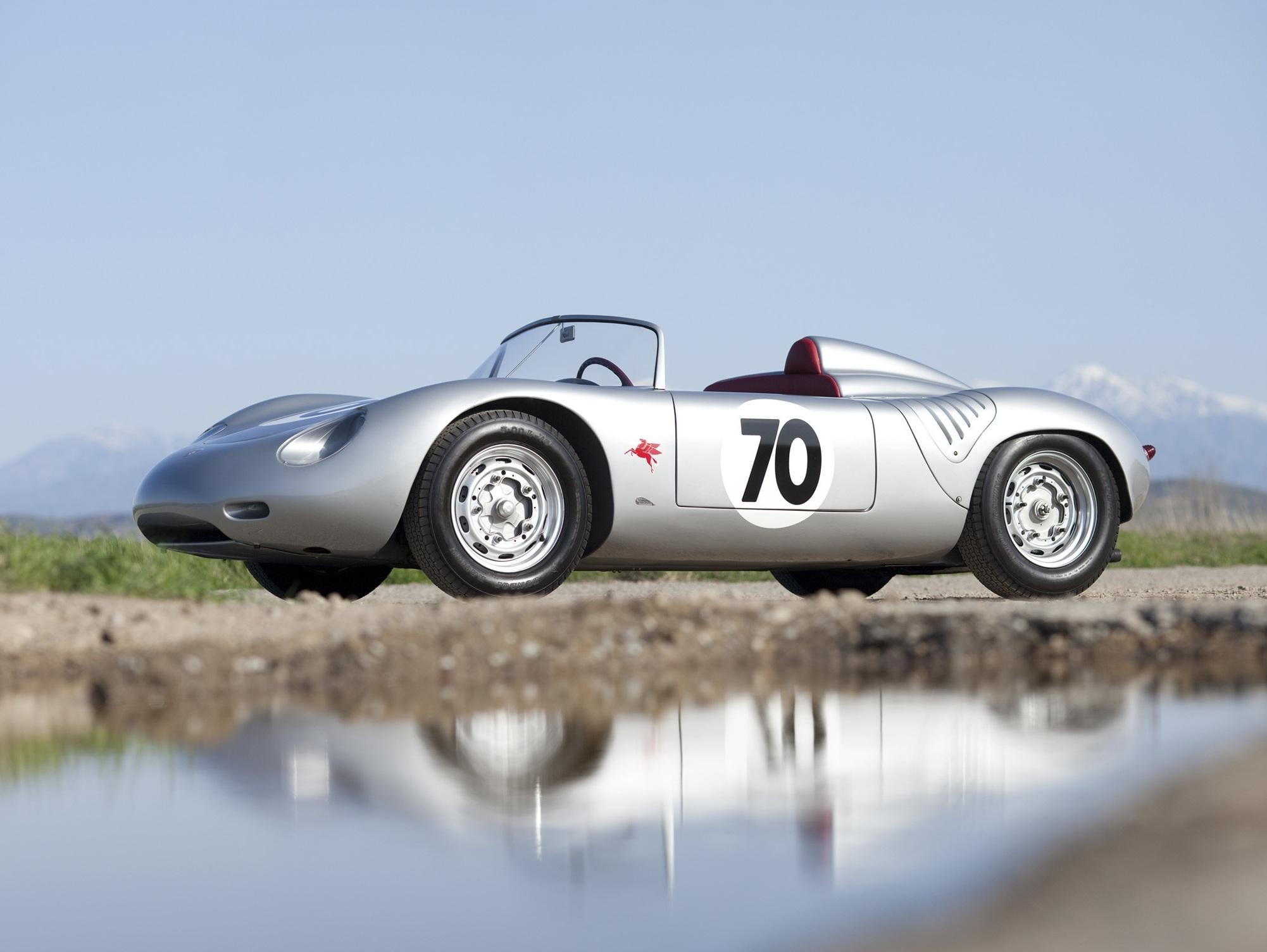 antique, luxury, convertible, spyder, race, vintage, rs61, classic, 1961, 1080P, porsche, HD Wallpaper