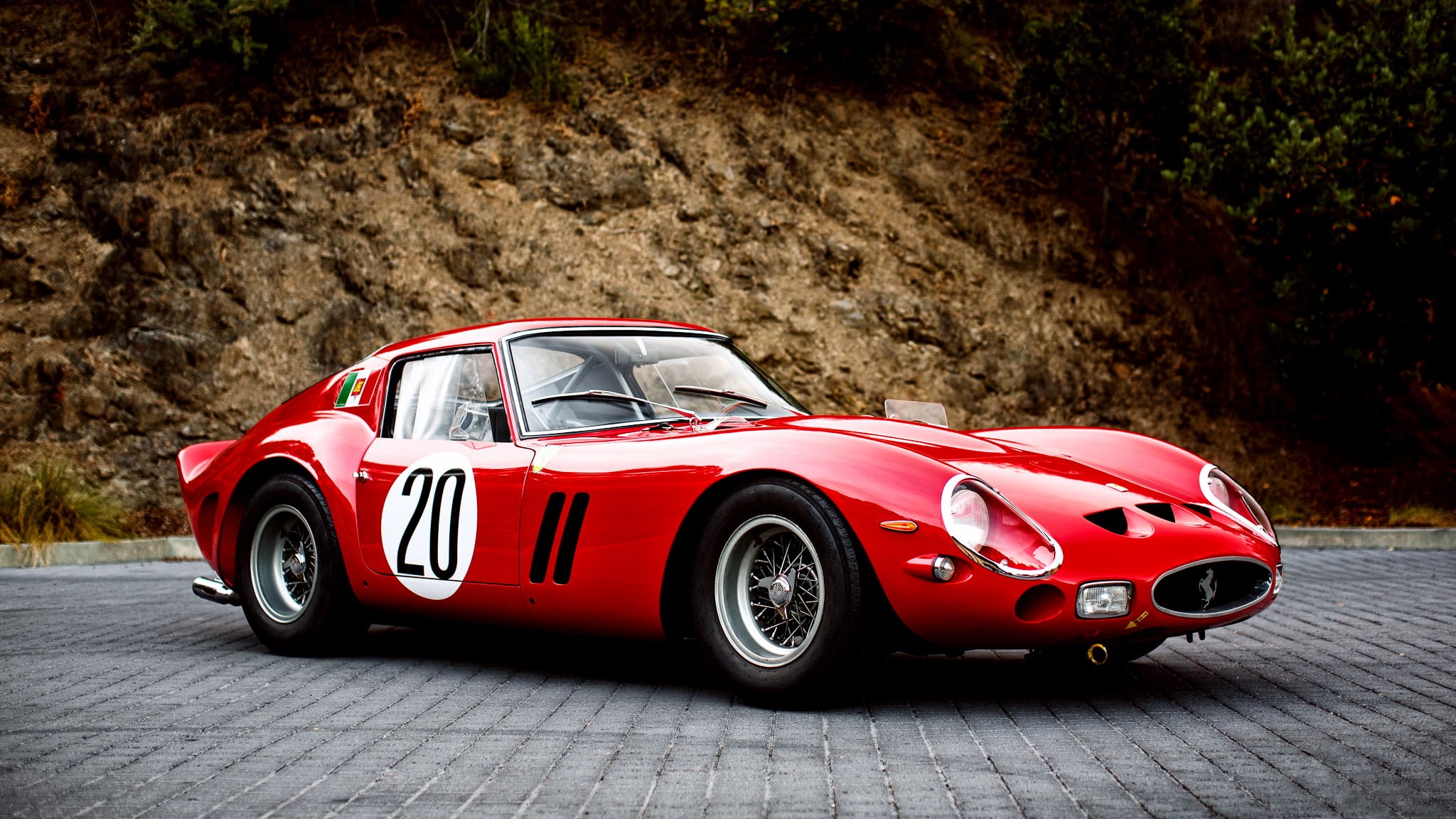 Car, 1080P, Vehicle, Ferrari 250 GTO, Supercar, Ferrari, Red Car, HD Wallpaper
