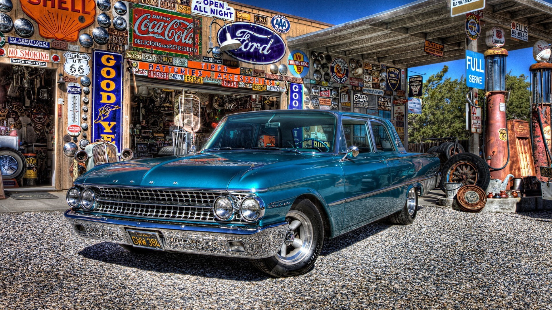 Ford, 1080P, Vintage car, HD Wallpaper