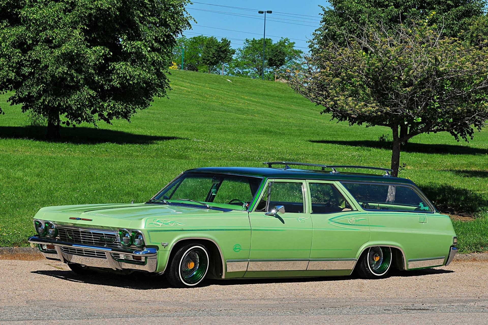 1080P, Lowrider, Vehicles, Chevrolet Impala Wagon, HD Wallpaper