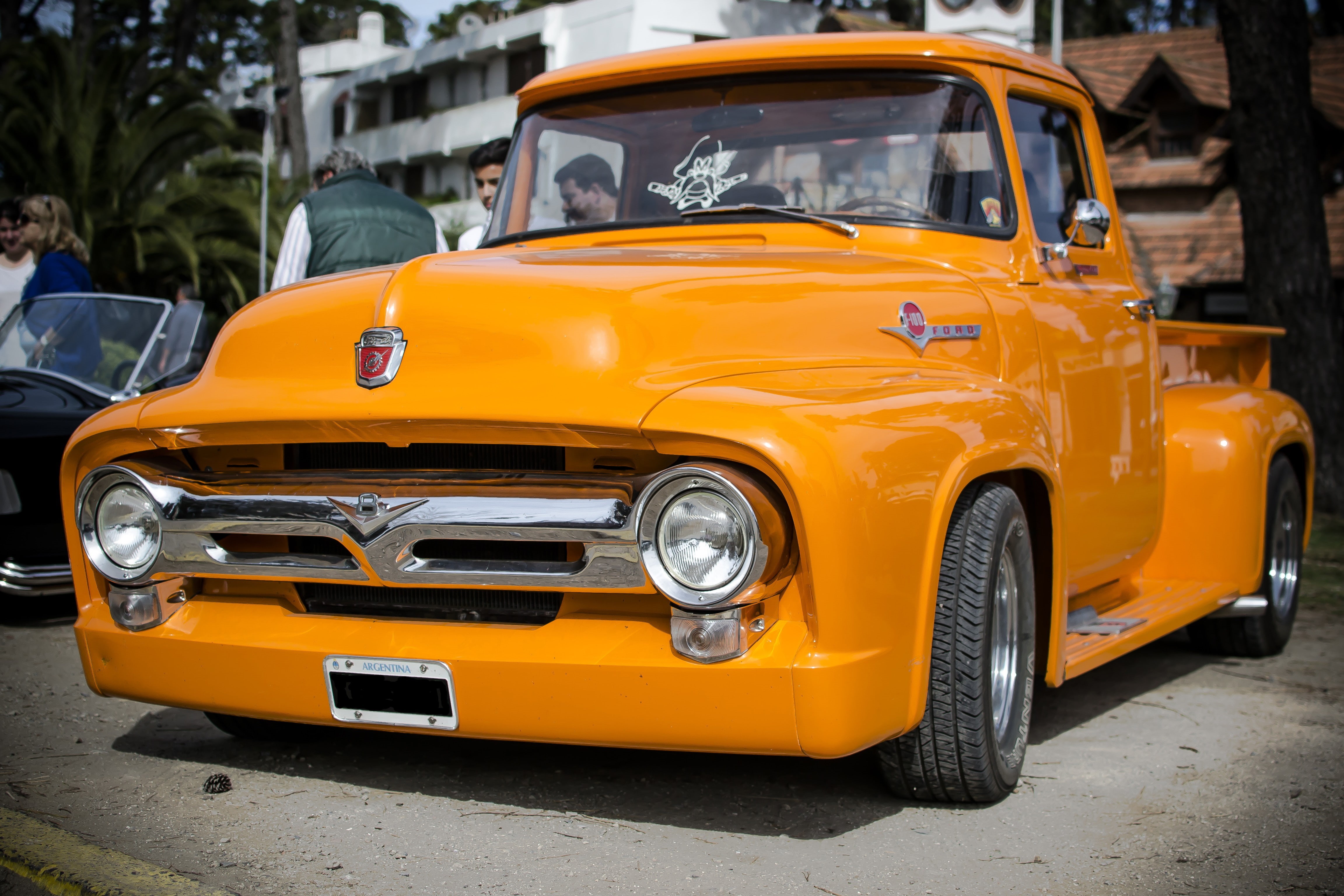 F-100, car, Ford, pickup trucks, 4K, HD Wallpaper