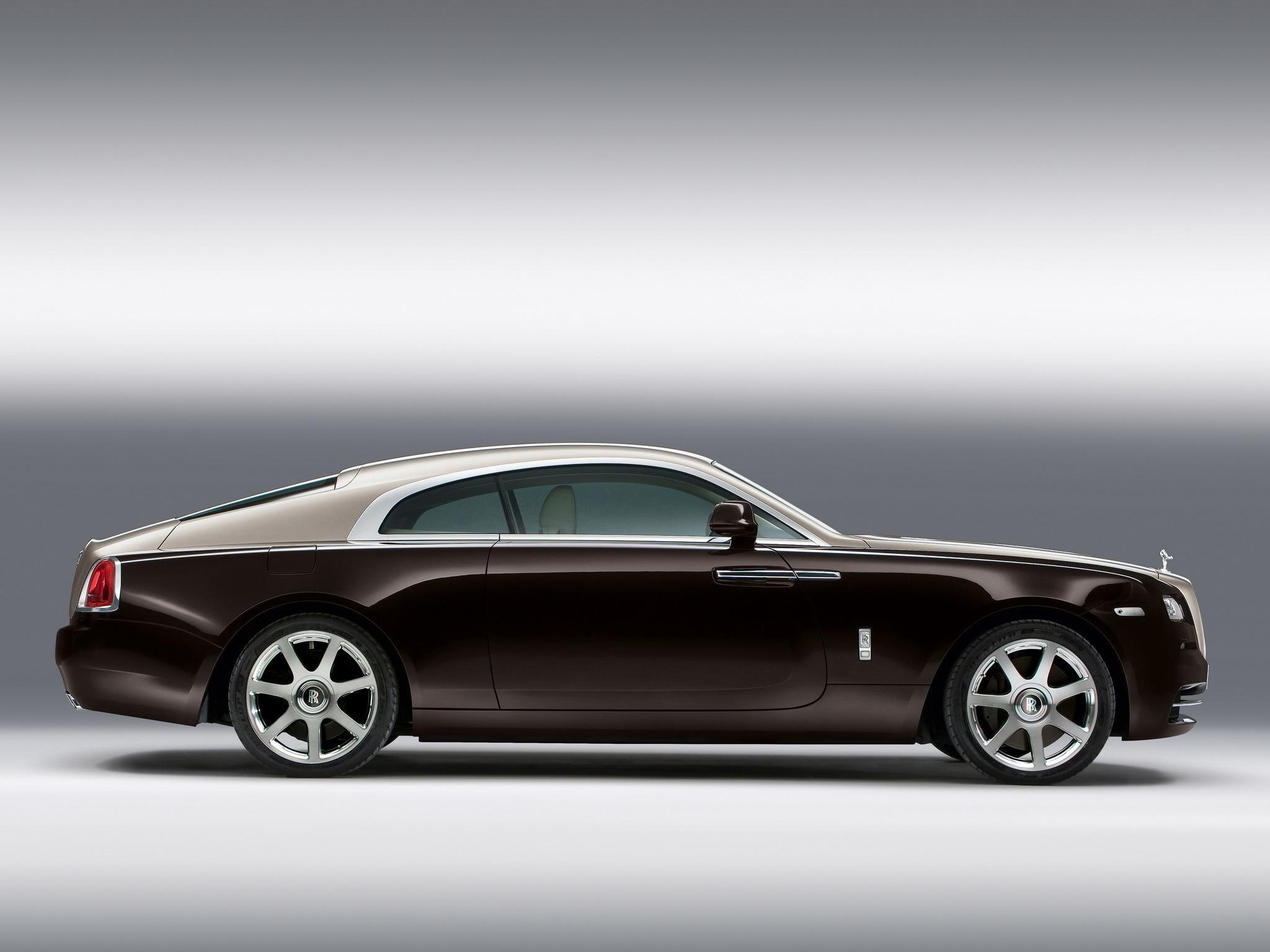 car, side, view, royce, rolls-royce, side view, 1080P, rolls, black, coupe, HD Wallpaper