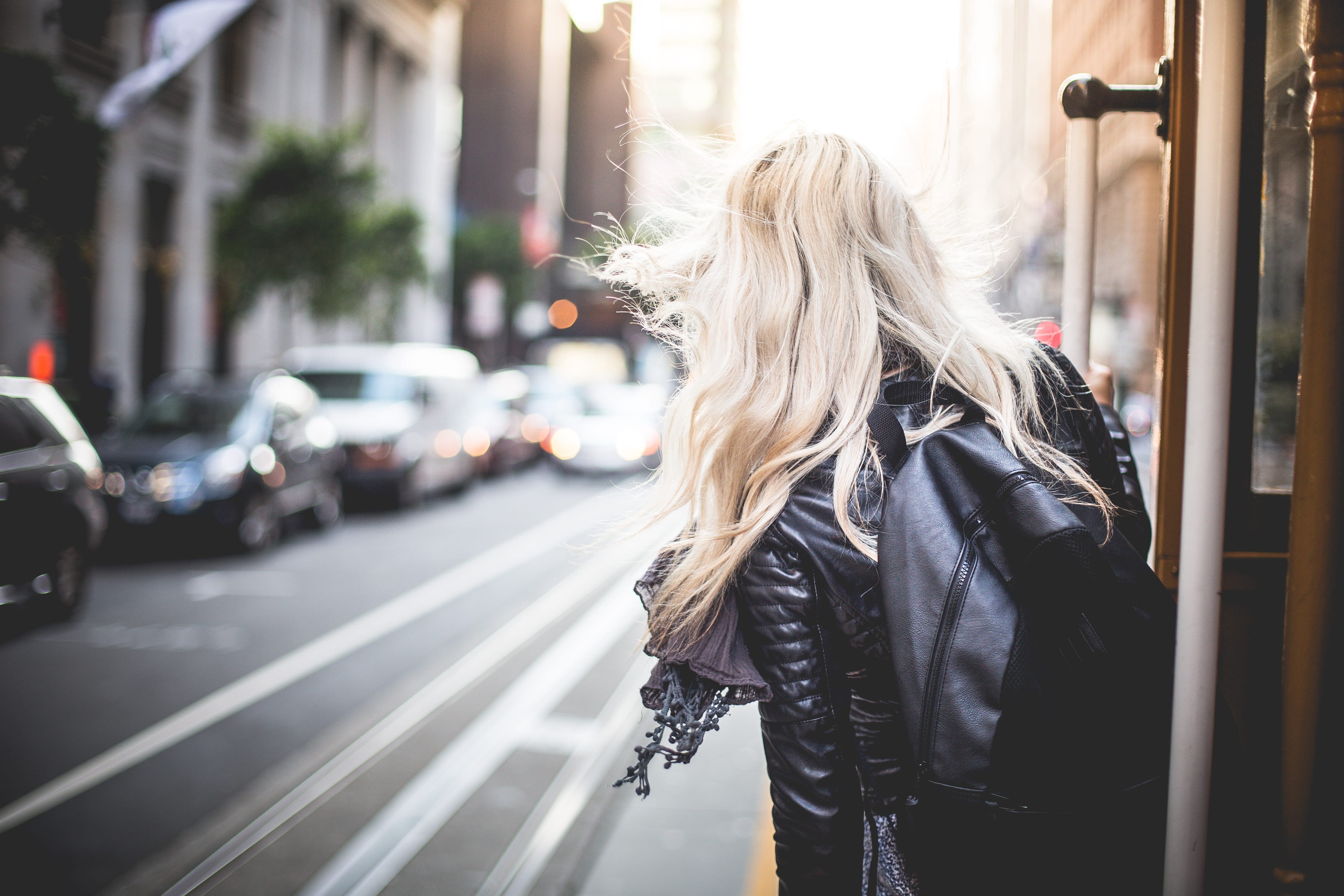 famous, san, cable, millennials, day, 4K, california, cable car, young, leather jacket, jacket, usa, women, one person, car, hairstyle, adult, san francisco, HD Wallpaper