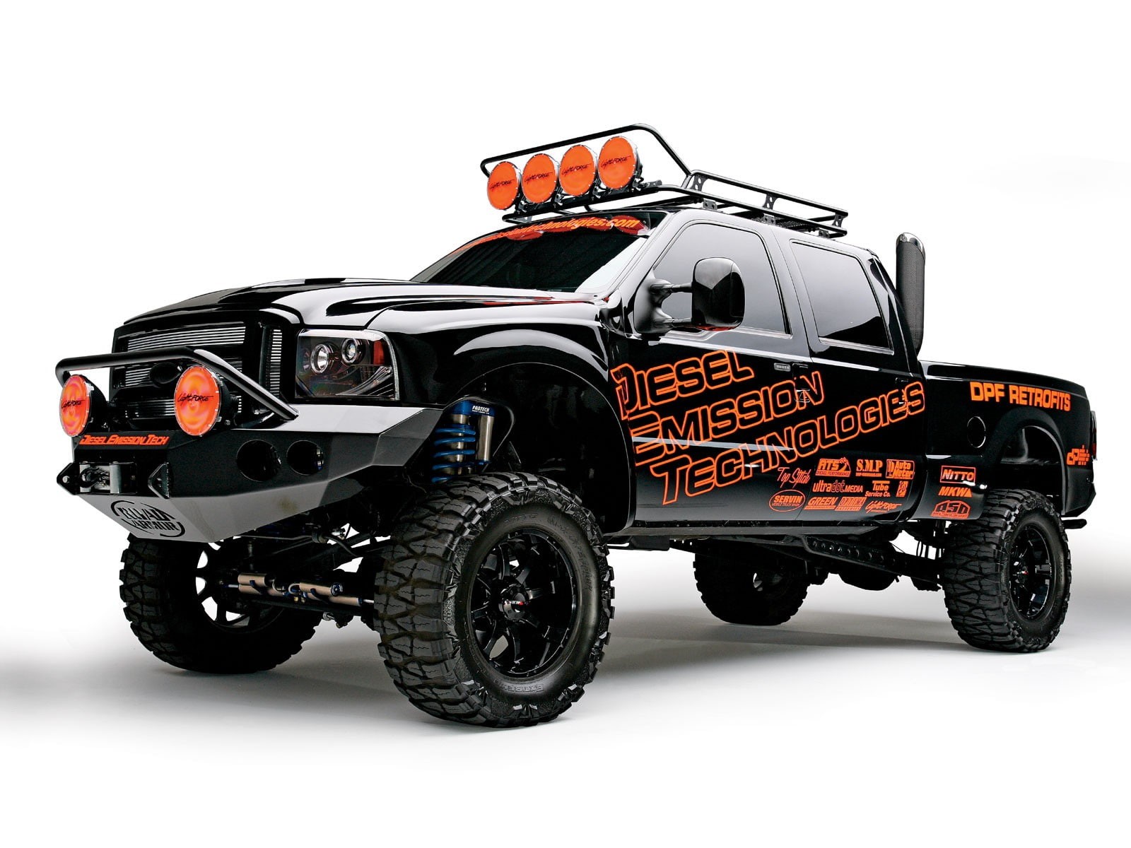 duty, black, truck, cars, hd, white, super, crew, 720P, pickup, cab, ford, HD Wallpaper