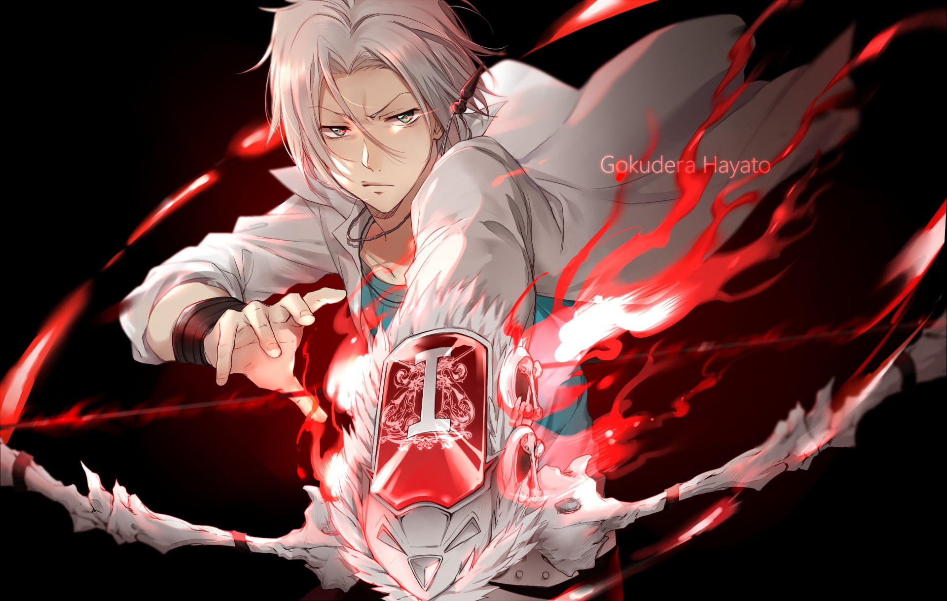 Hayato Gokudera, Anime, 1080P, Katekyō Hitman Reborn!, HD Wallpaper