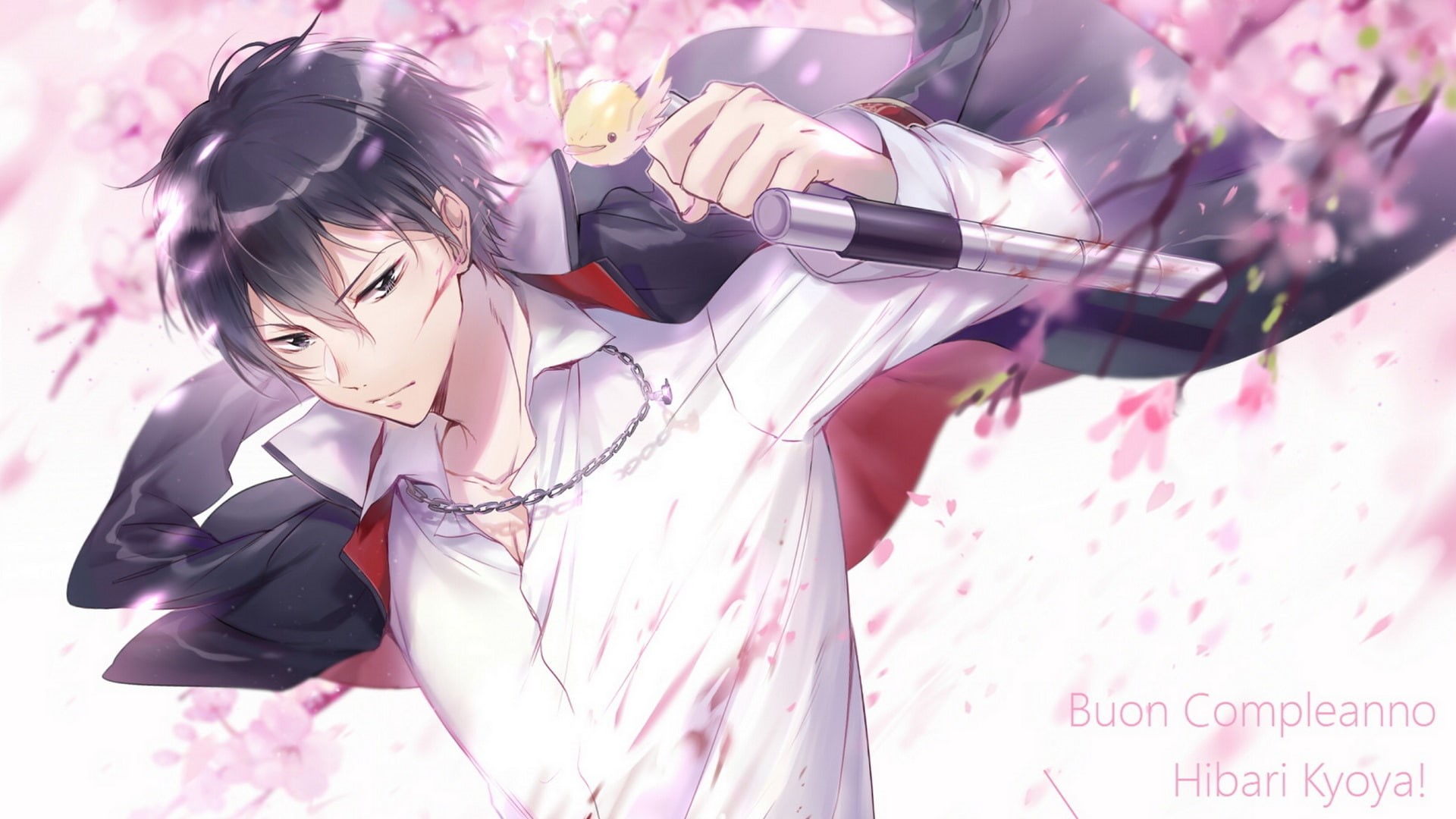 Katekyō Hitman Reborn!, Kyoya Hibari, Anime, 1080P, HD Wallpaper